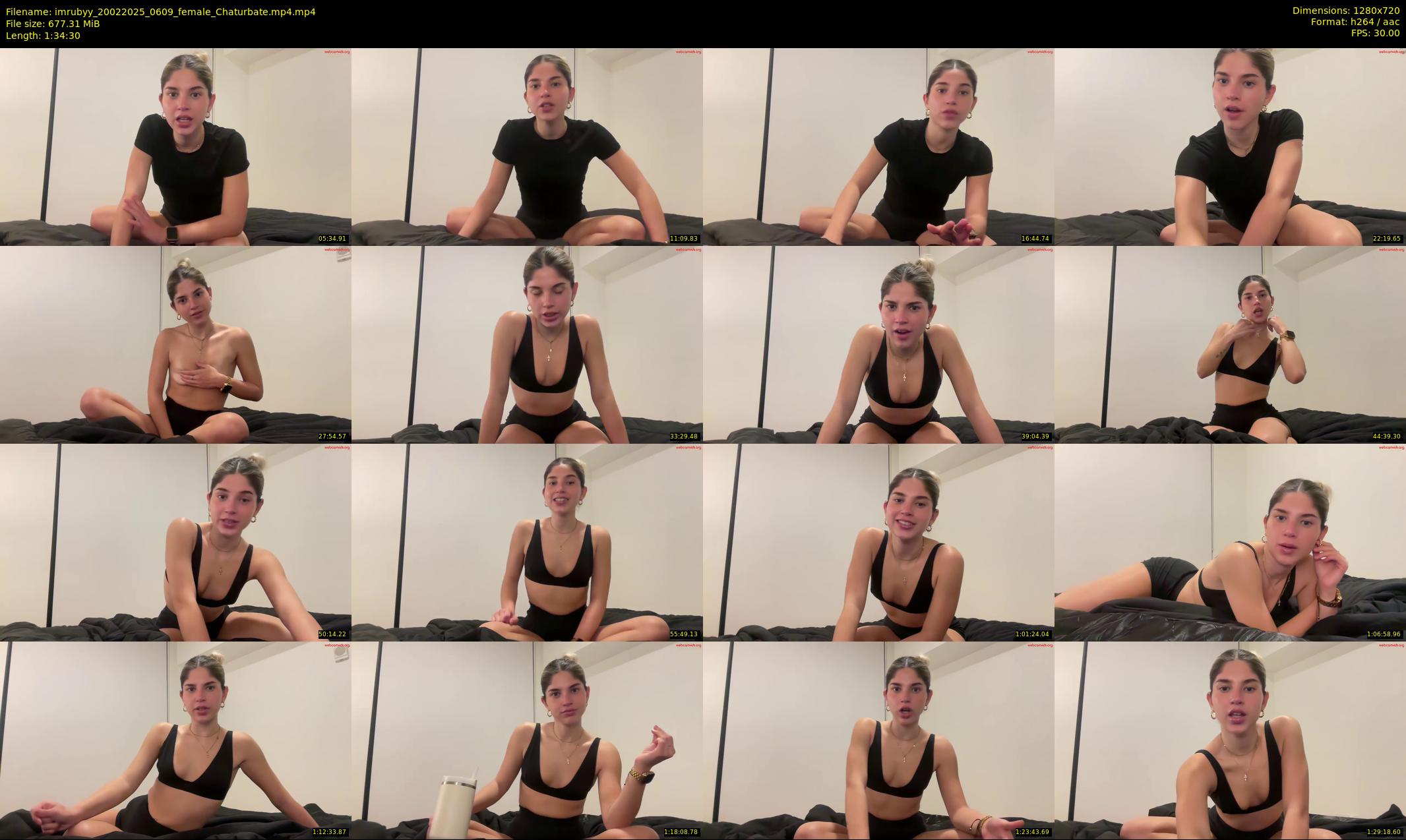 imrubyy — 95 minute Chaturbate female cam show recording, 720p, Feb 20, 2025