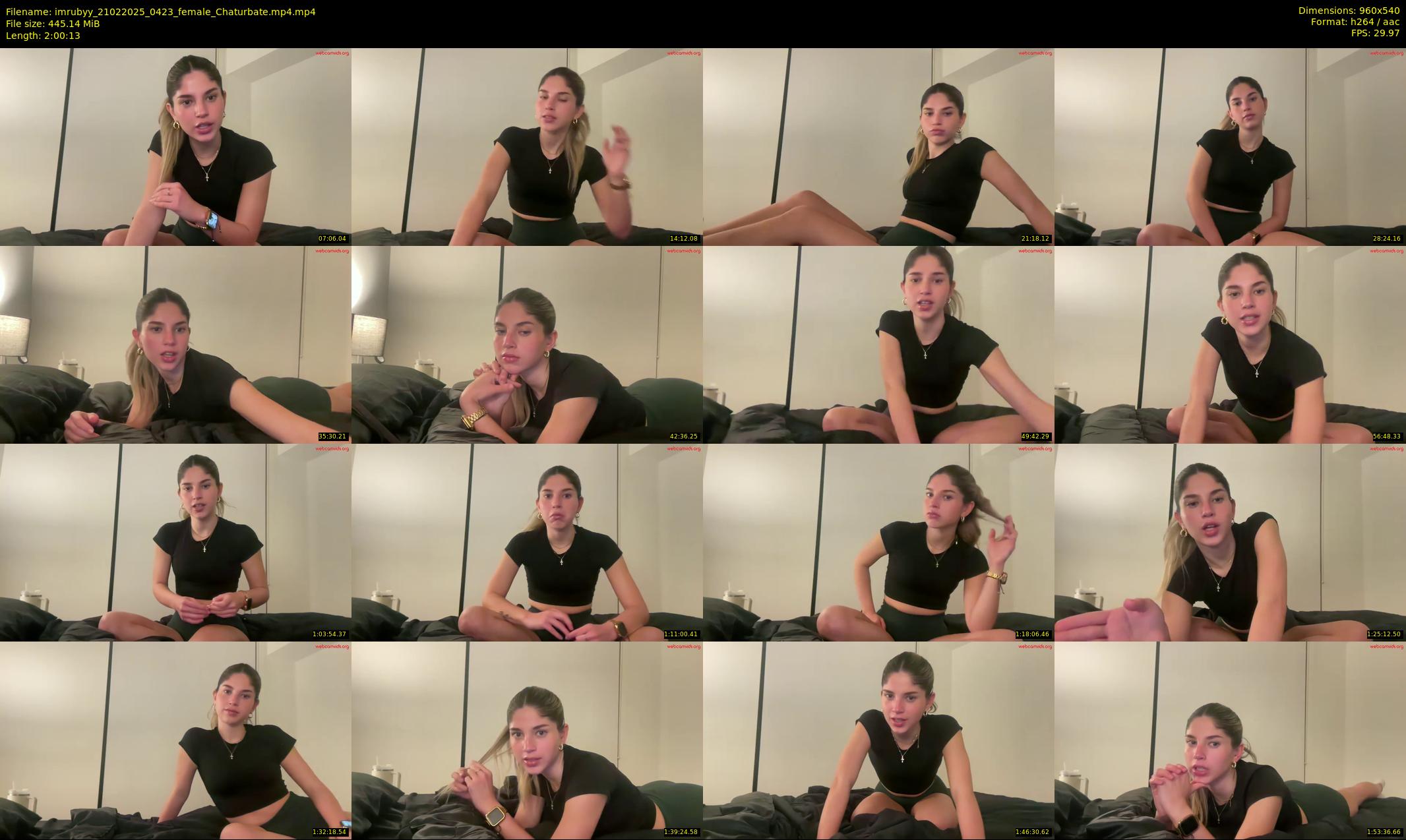imrubyy — 121 minute Chaturbate female cam show recording, 480p, Feb 21, 2025