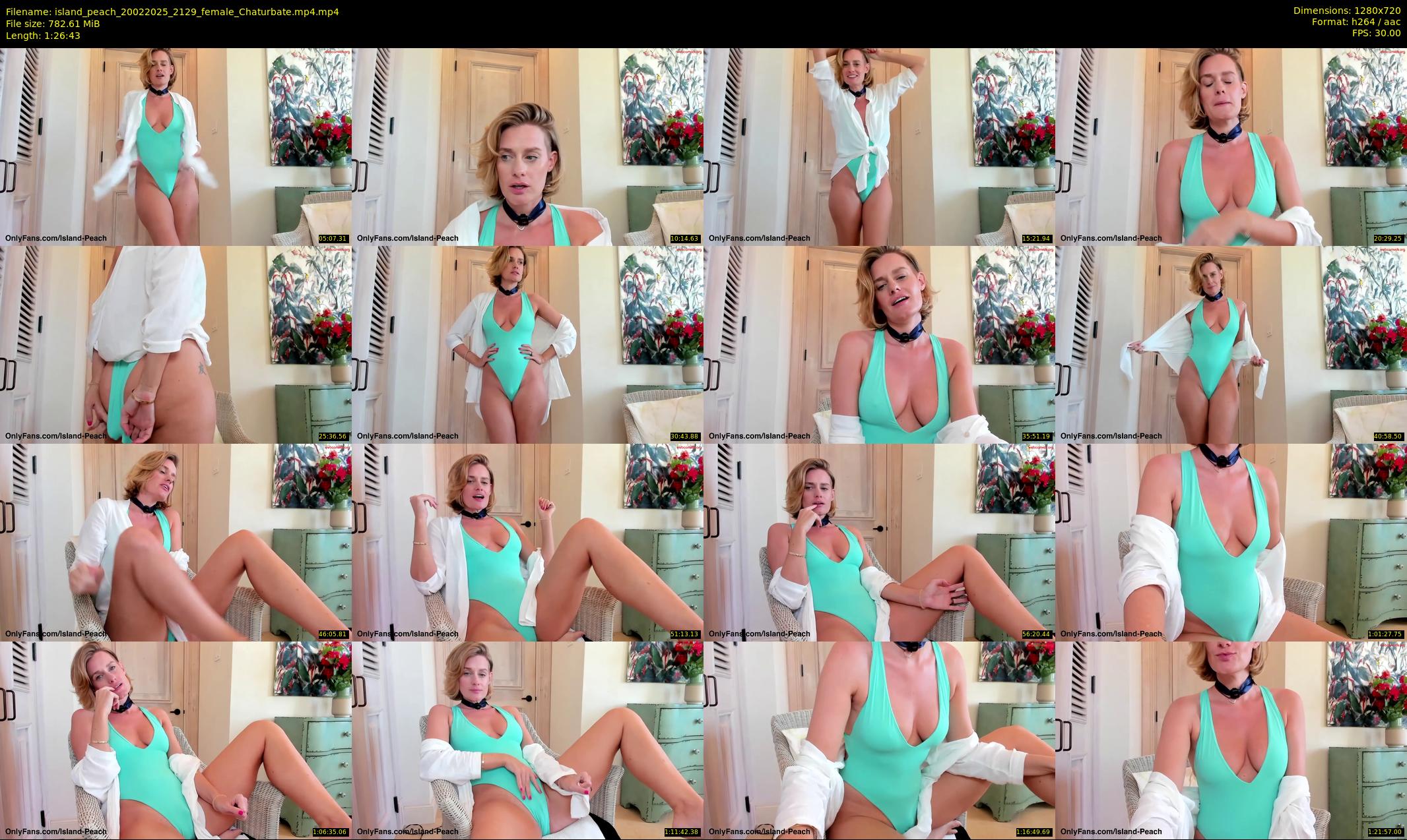 island_peach — 87 minute Chaturbate female cam show recording, 720p, Feb 20, 2025
