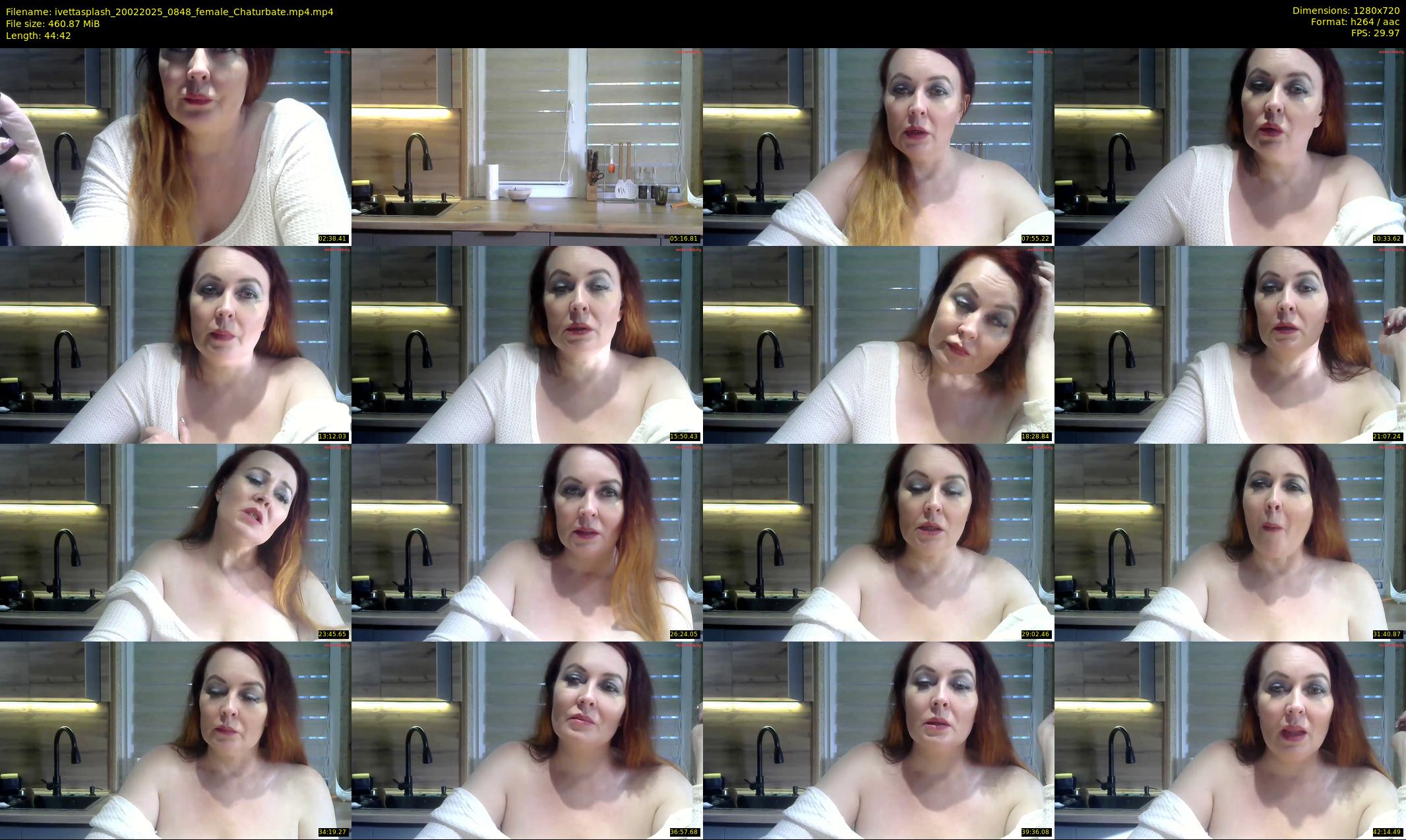 ivettasplash — 45 minute Chaturbate female cam show recording, 720p, Feb 20, 2025