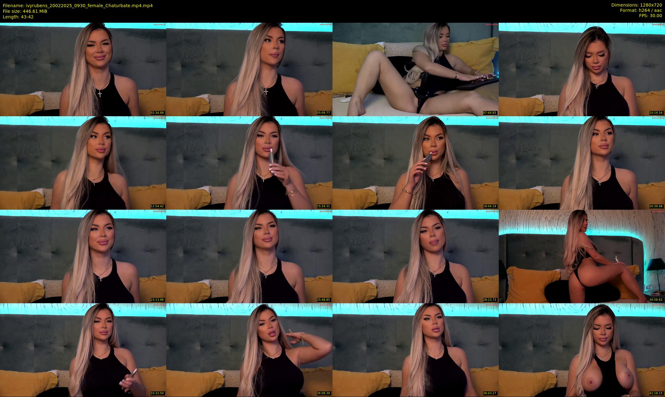 ivyrubens — 44 minute Chaturbate female cam show recording, 720p, Feb 20, 2025