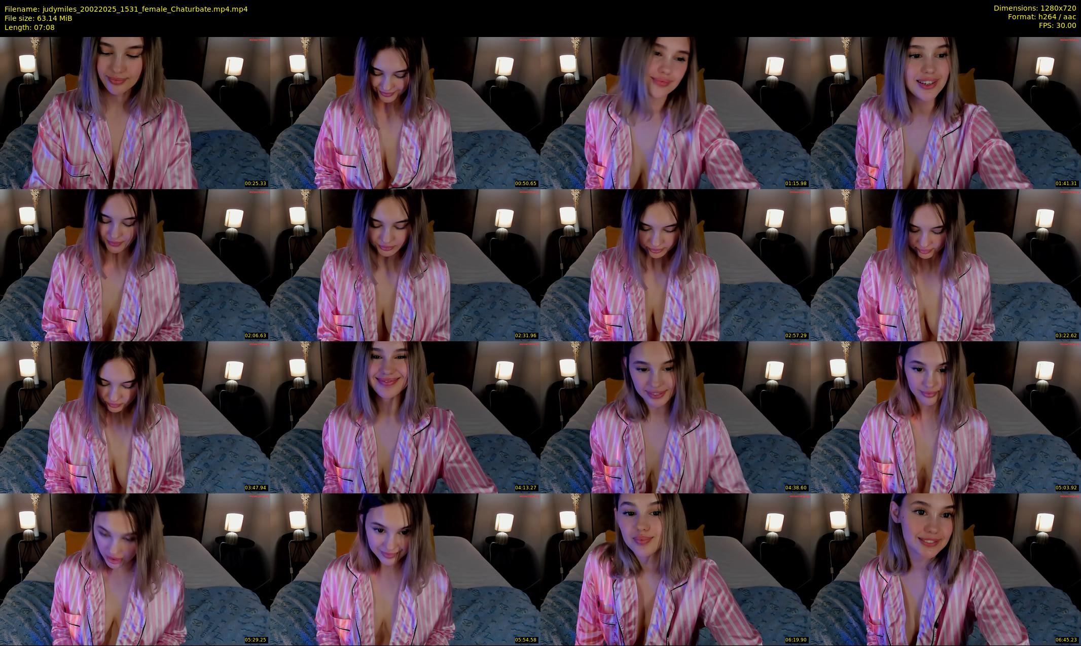 judymiles — 8 minute Chaturbate female cam show recording, 720p, Feb 20, 2025