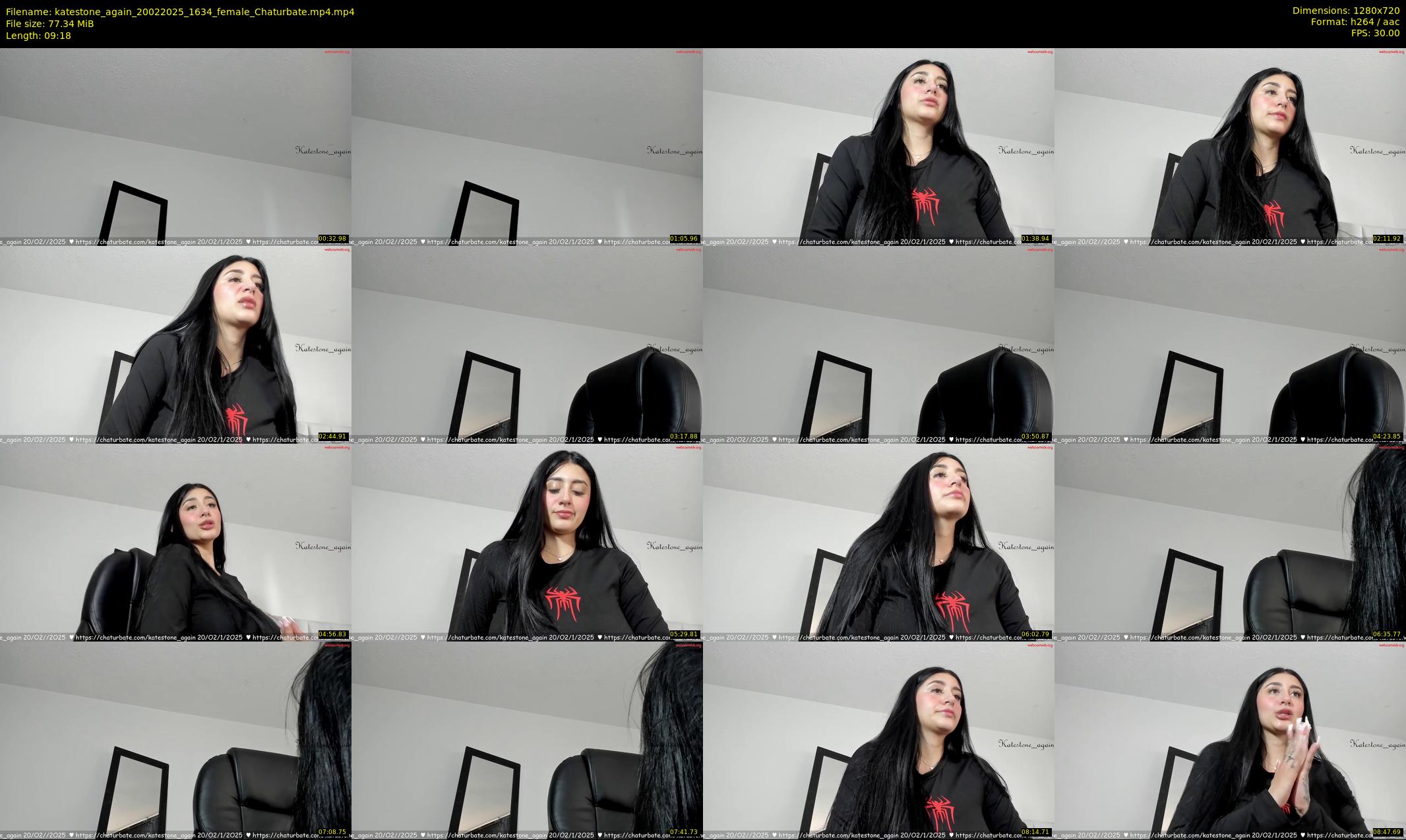 katestone_again — 10 minute Chaturbate female cam show recording, 720p, Feb 20, 2025