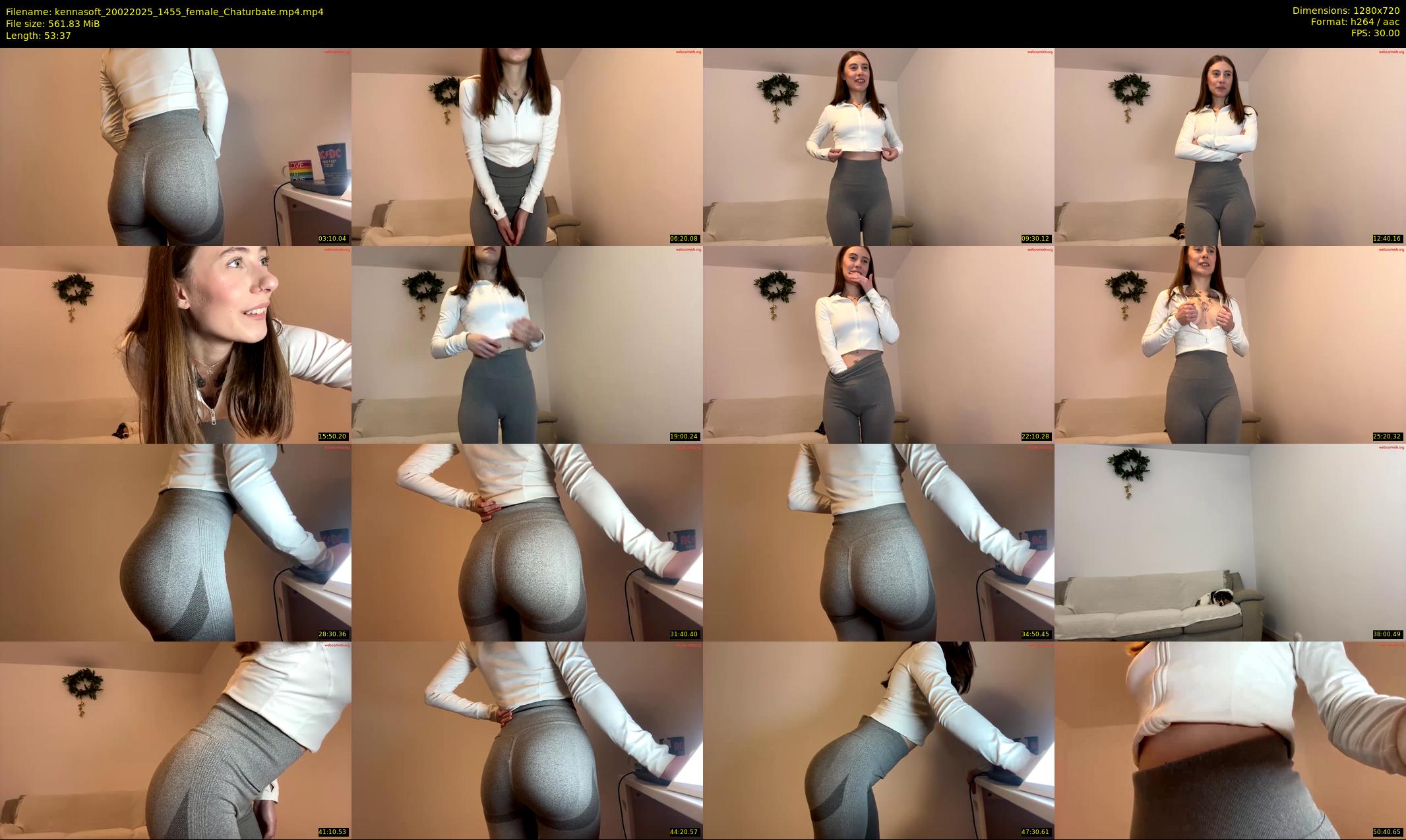 kennasoft — 54 minute Chaturbate female cam show recording, 720p, Feb 20, 2025