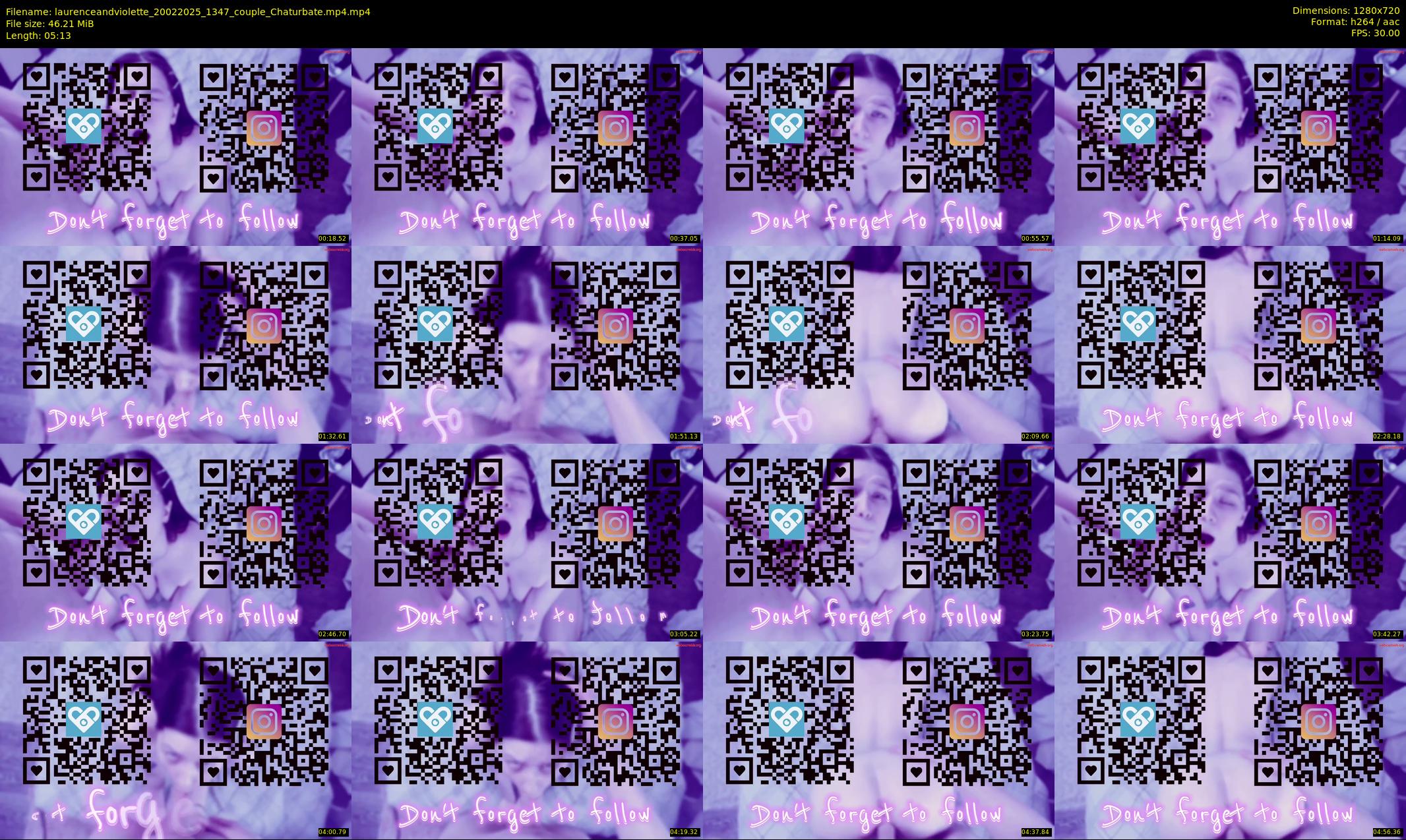 laurenceandviolette — 6 minute Chaturbate couple cam show recording, 720p, Feb 20, 2025