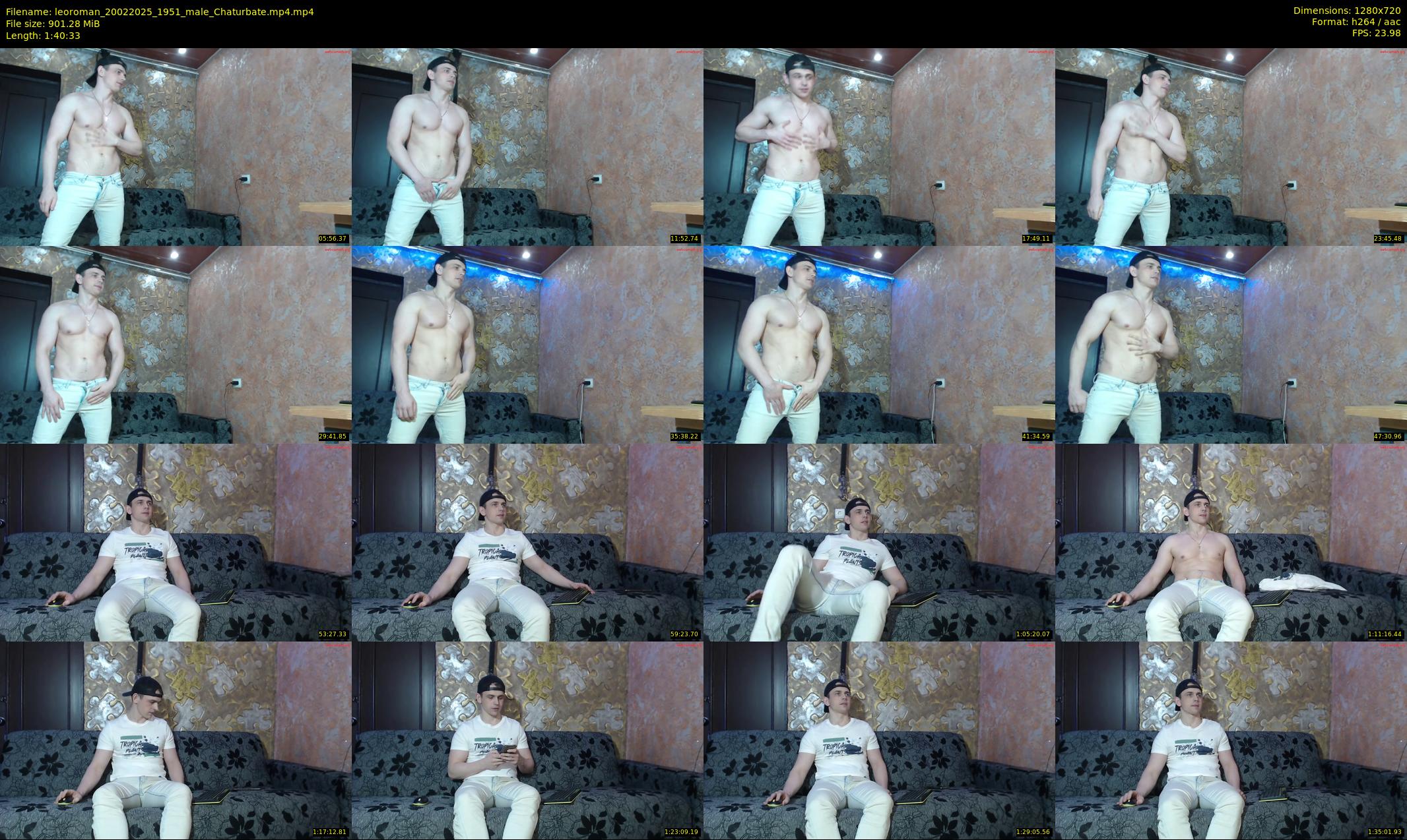 leoroman — 101 minute Chaturbate male cam show recording, 720p, Feb 20, 2025