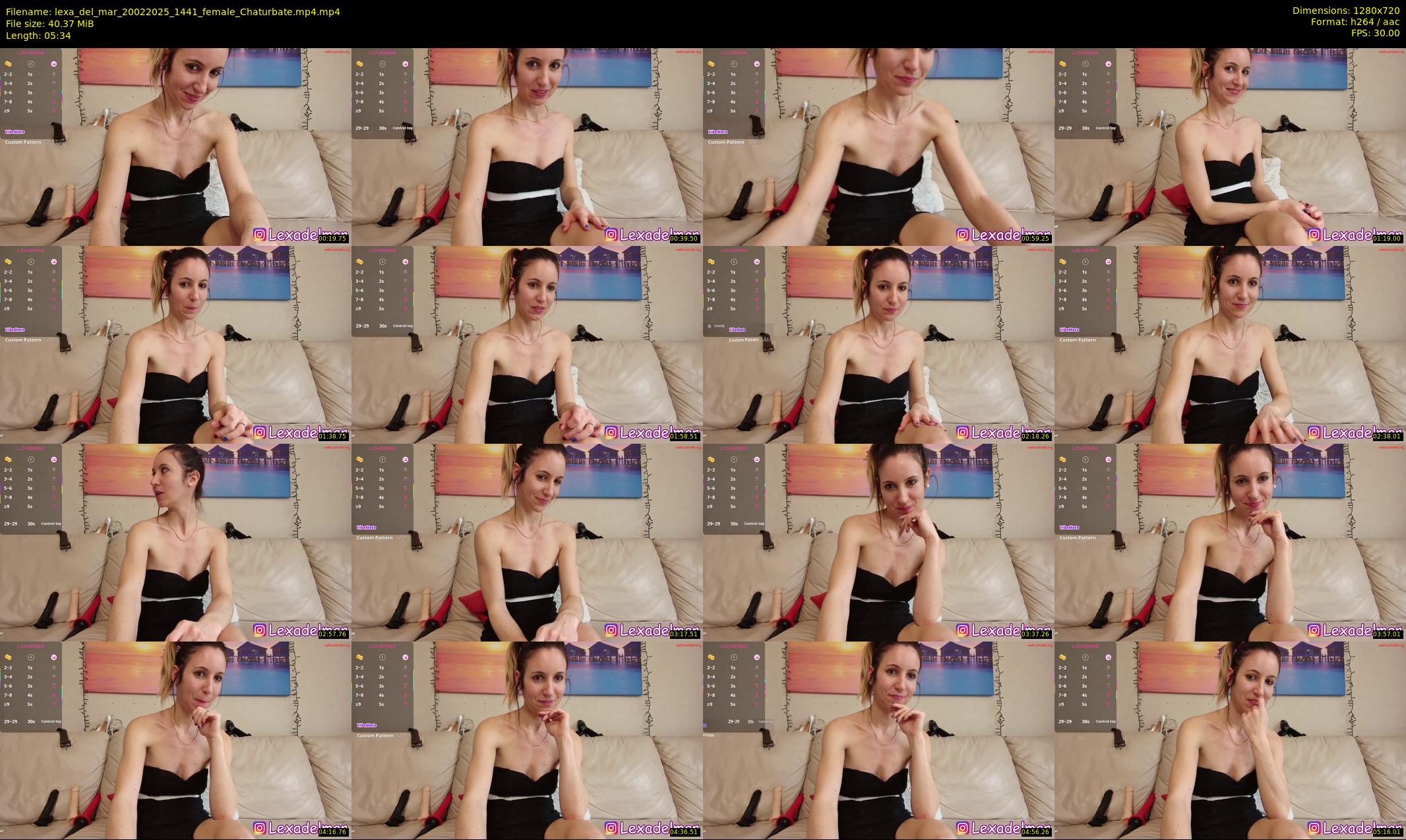 lexa_del_mar — 6 minute Chaturbate female cam show recording, 720p, Feb 20, 2025