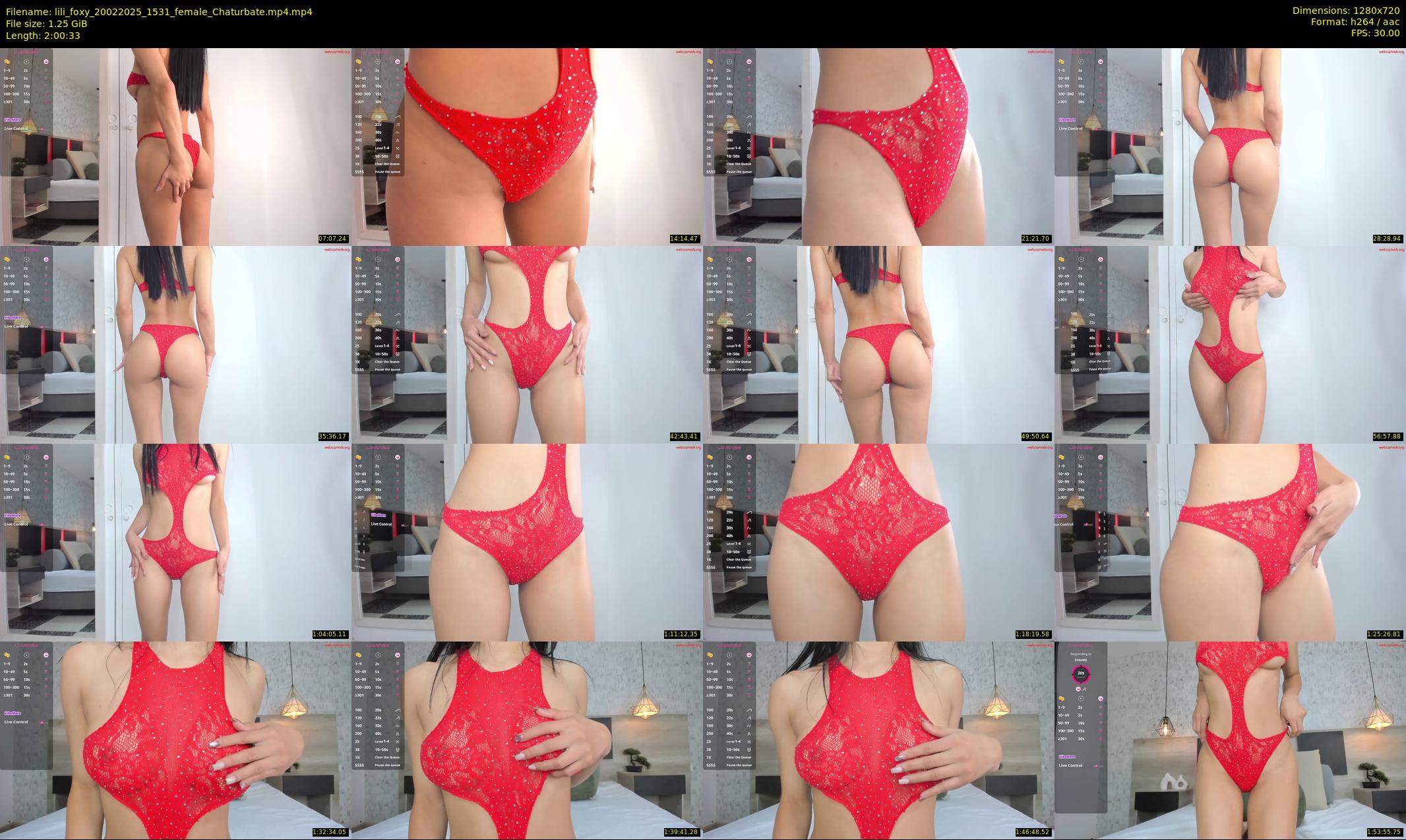 lili_foxy — 121 minute Chaturbate female cam show recording, 720p, Feb 20, 2025