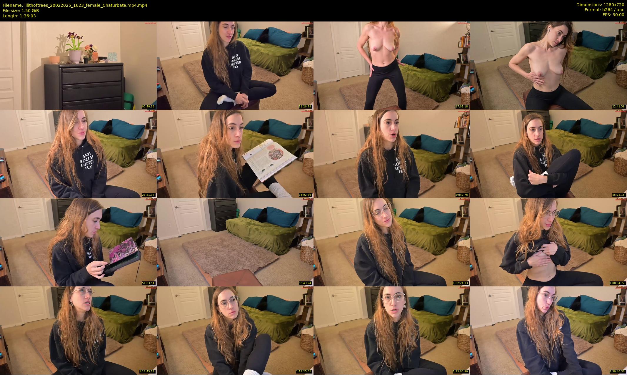 lilithoftrees — 97 minute Chaturbate female cam show recording, 720p, Feb 20, 2025