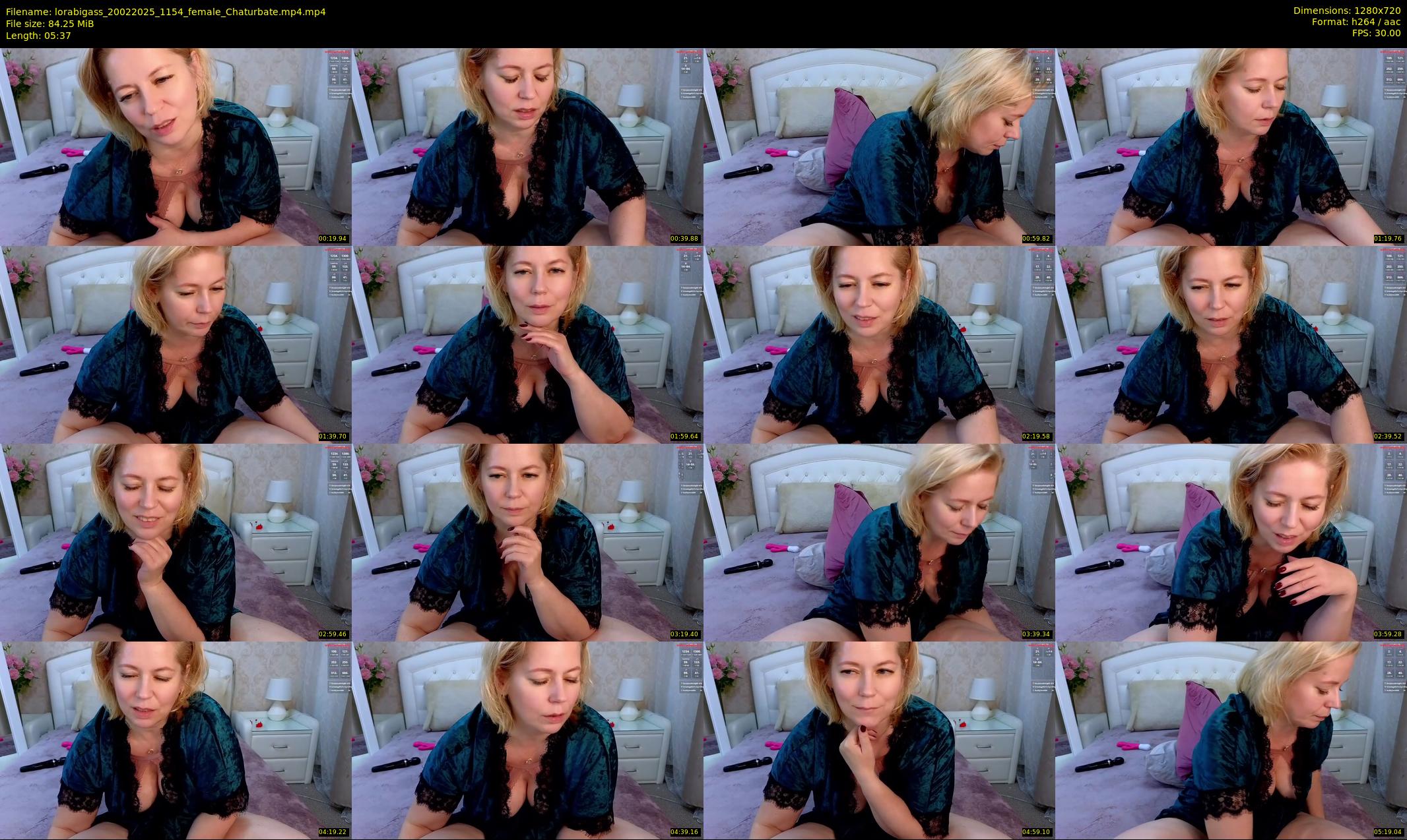 lorabigass — 6 minute Chaturbate female cam show recording, 720p, Feb 20, 2025