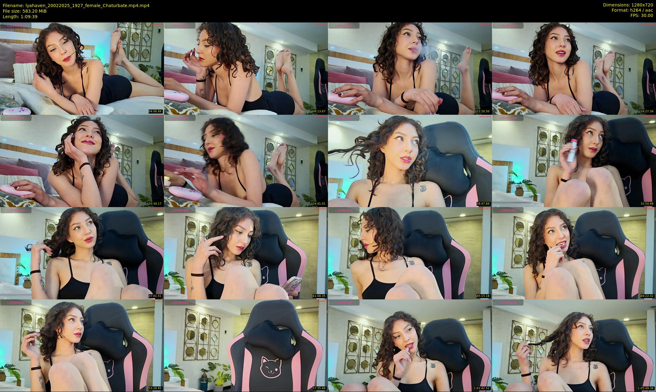 lyahaven — 70 minute Chaturbate female cam show recording, 720p, Feb 20, 2025
