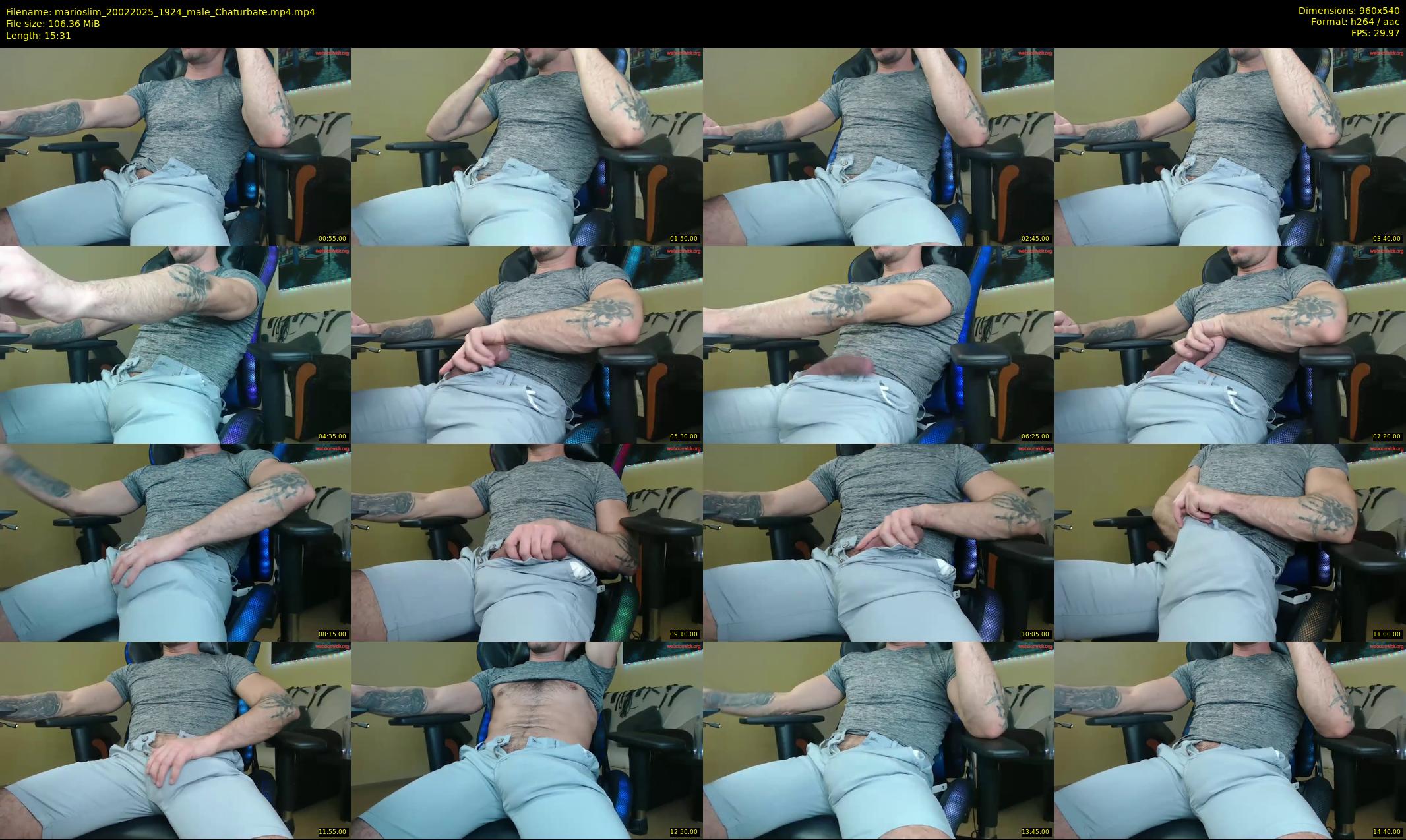 marioslim — 16 minute Chaturbate male cam show recording, 480p, Feb 20, 2025