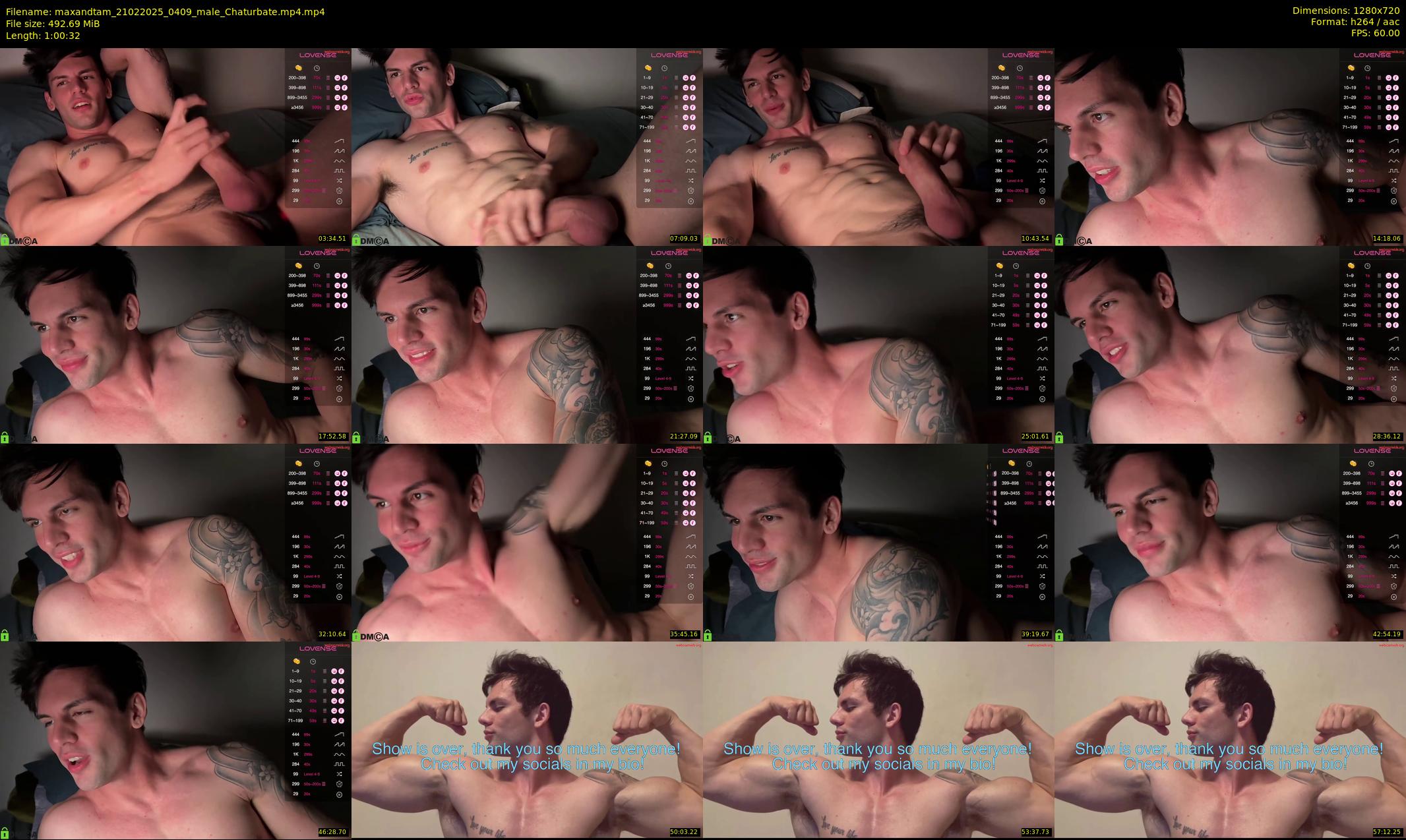 maxandtam — 61 minute Chaturbate couple cam show recording, 720p, Feb 21, 2025