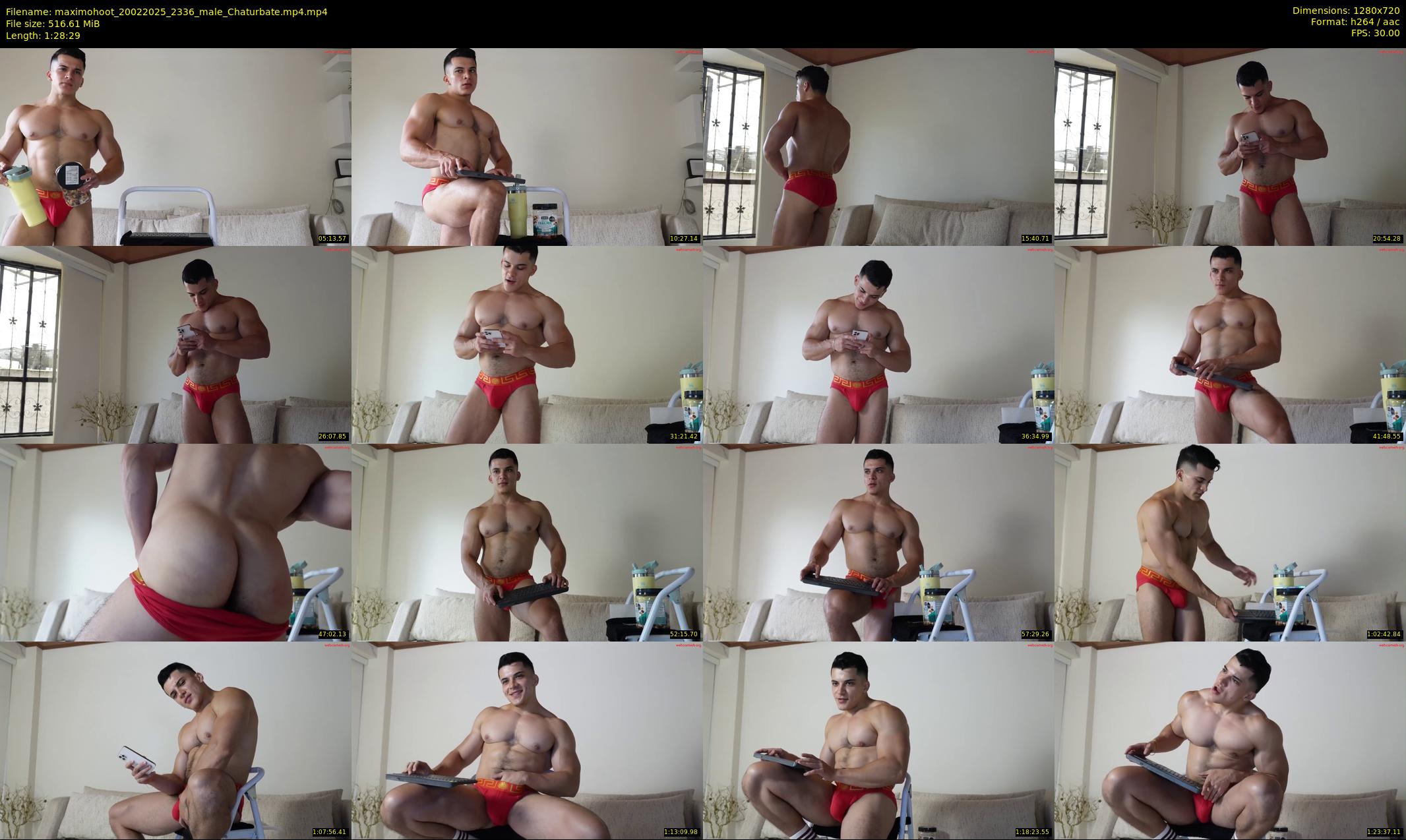 maximohoot — 89 minute Chaturbate male cam show recording, 720p, Feb 20, 2025