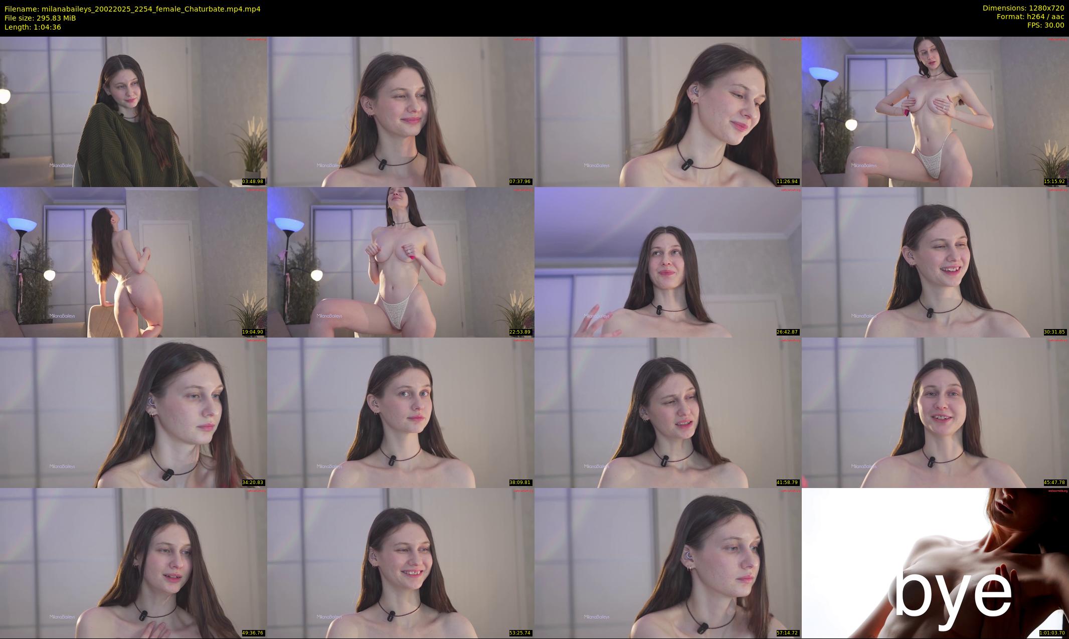 milanabaileys — 65 minute Chaturbate female cam show recording, 720p, Feb 20, 2025
