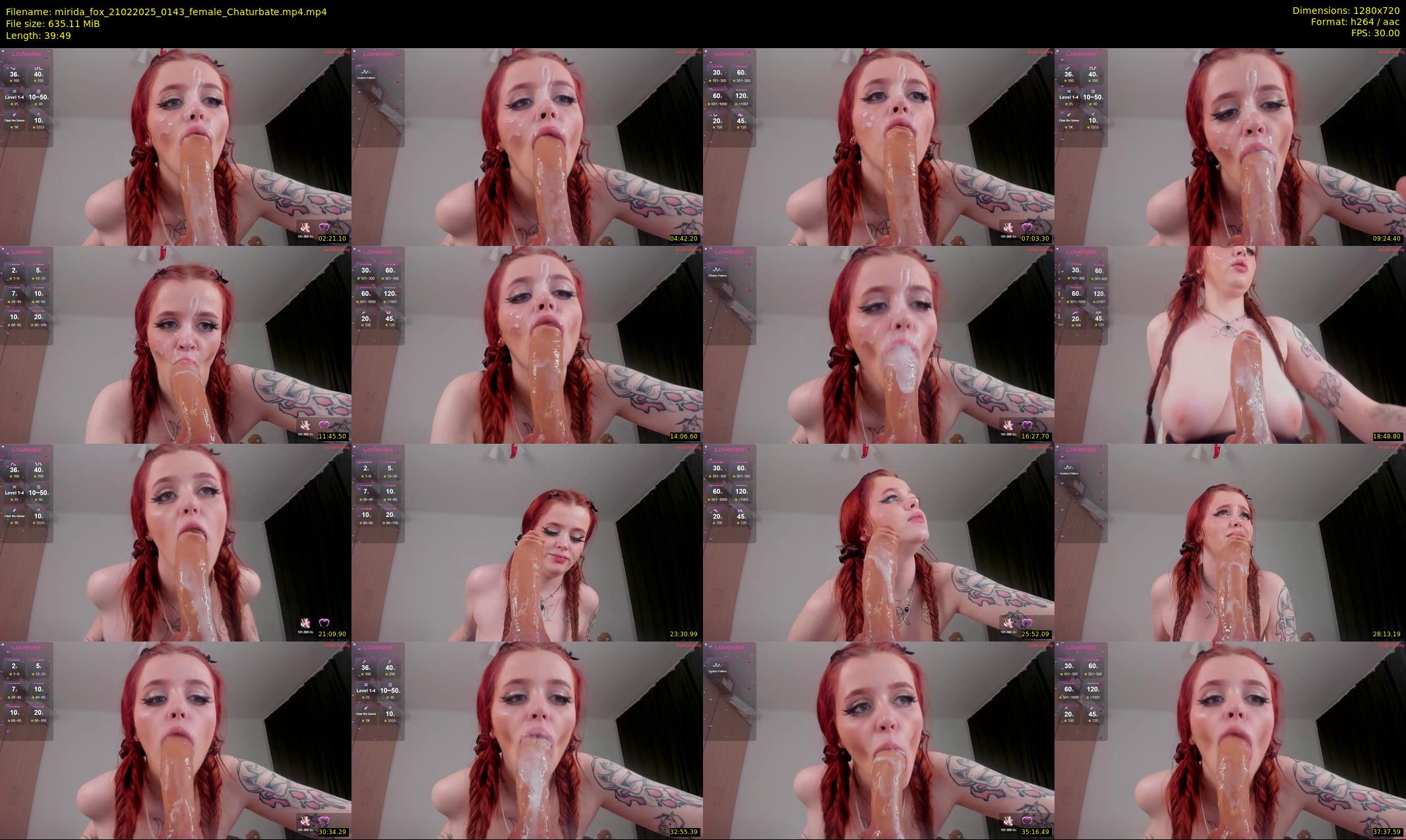 mirida_fox — 40 minute Chaturbate female cam show recording, 720p, Feb 21, 2025