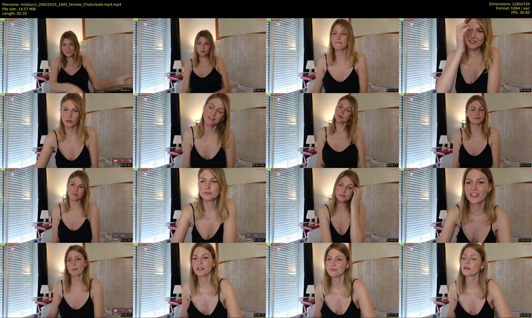 misslucci — 3 minute Chaturbate female cam show recording, 720p, Feb 20, 2025