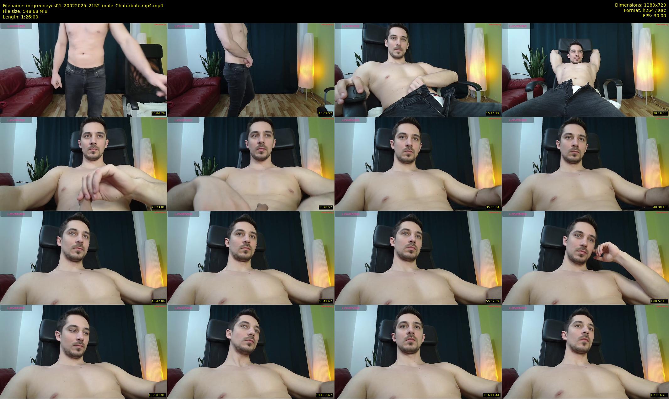 mrgreeneyes01 — 86 minute Chaturbate male cam show recording, 720p, Feb 20, 2025
