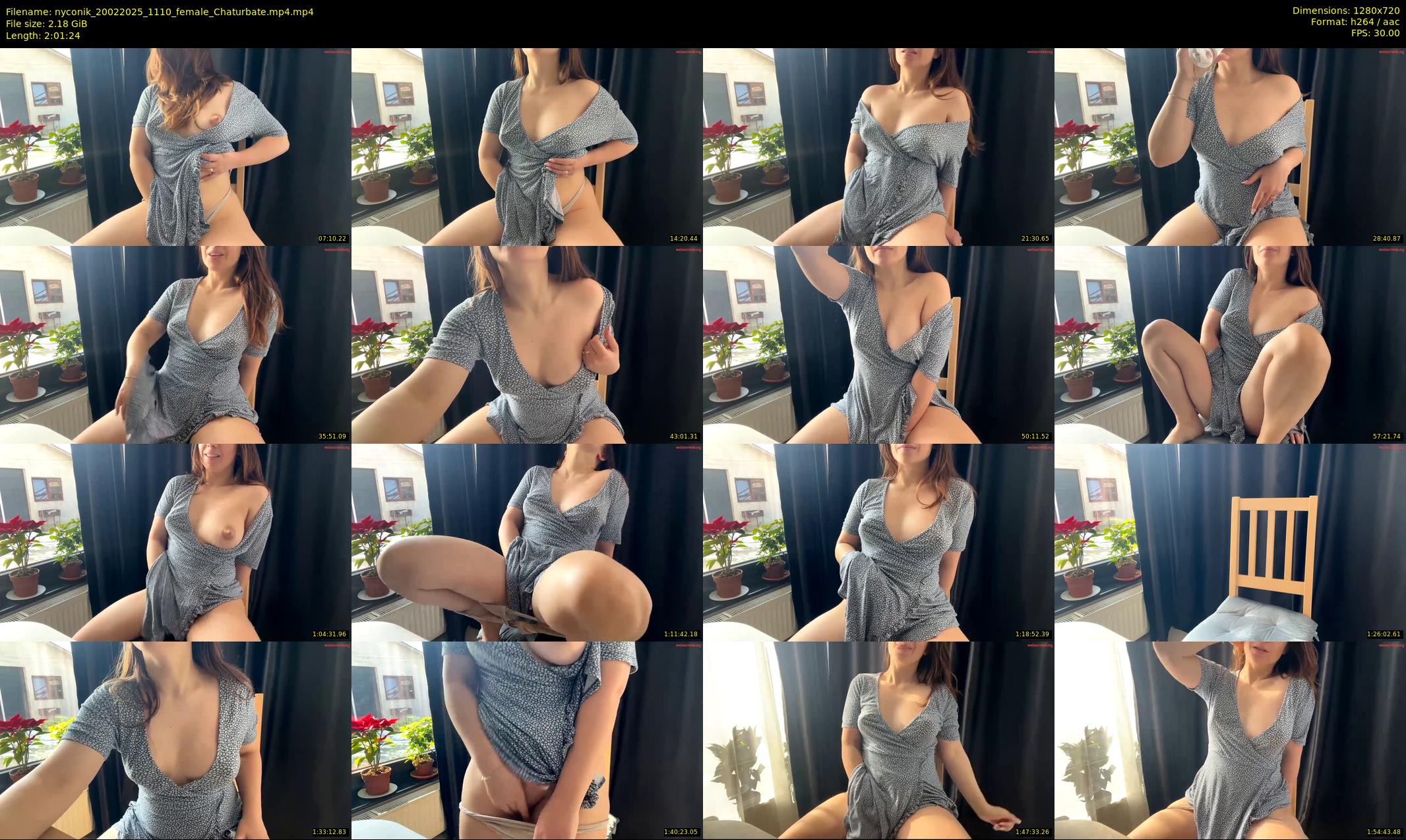nyconik — 122 minute Chaturbate female cam show recording, 720p, Feb 20, 2025
