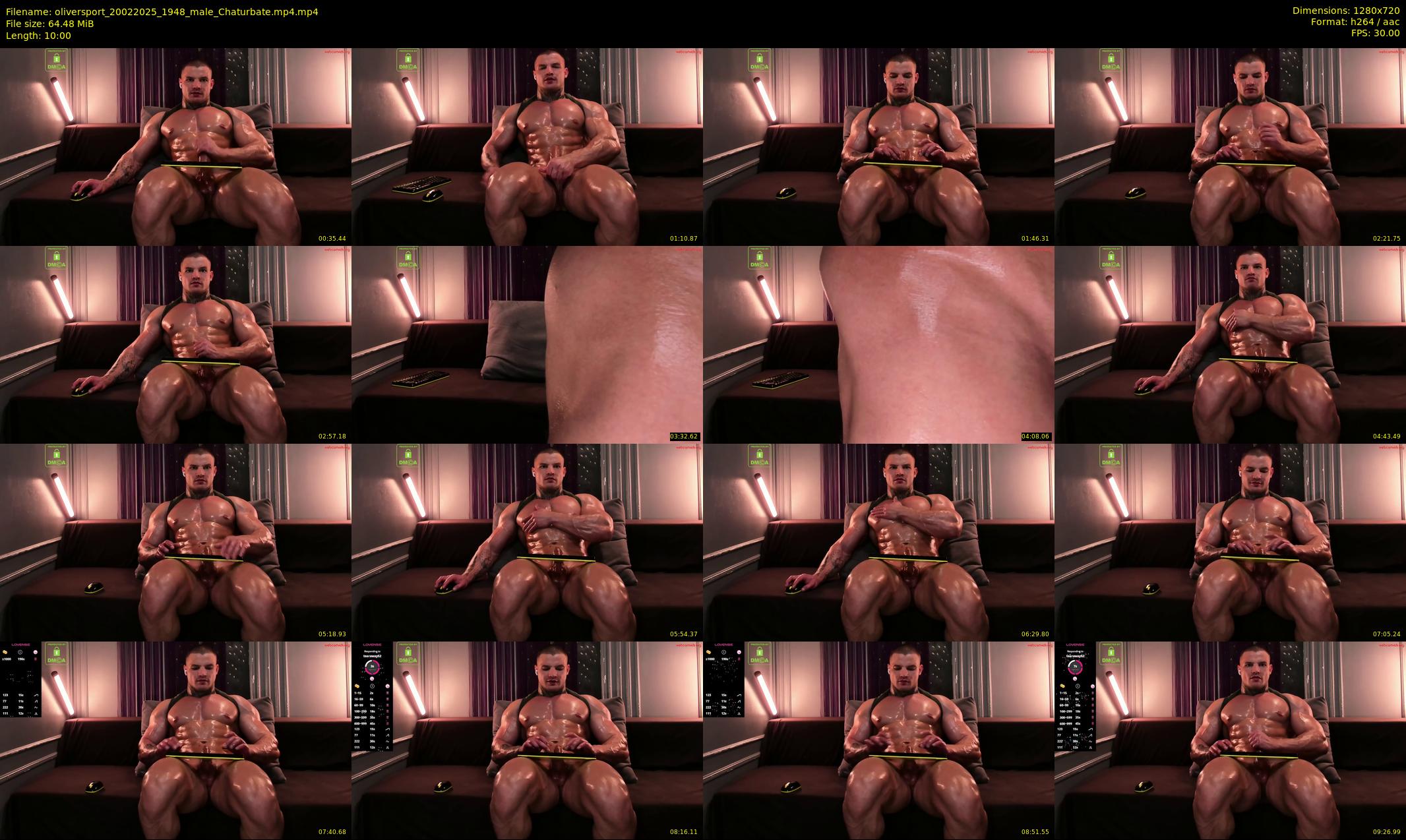 oliversport — 10 minute Chaturbate male cam show recording, 720p, Feb 20, 2025
