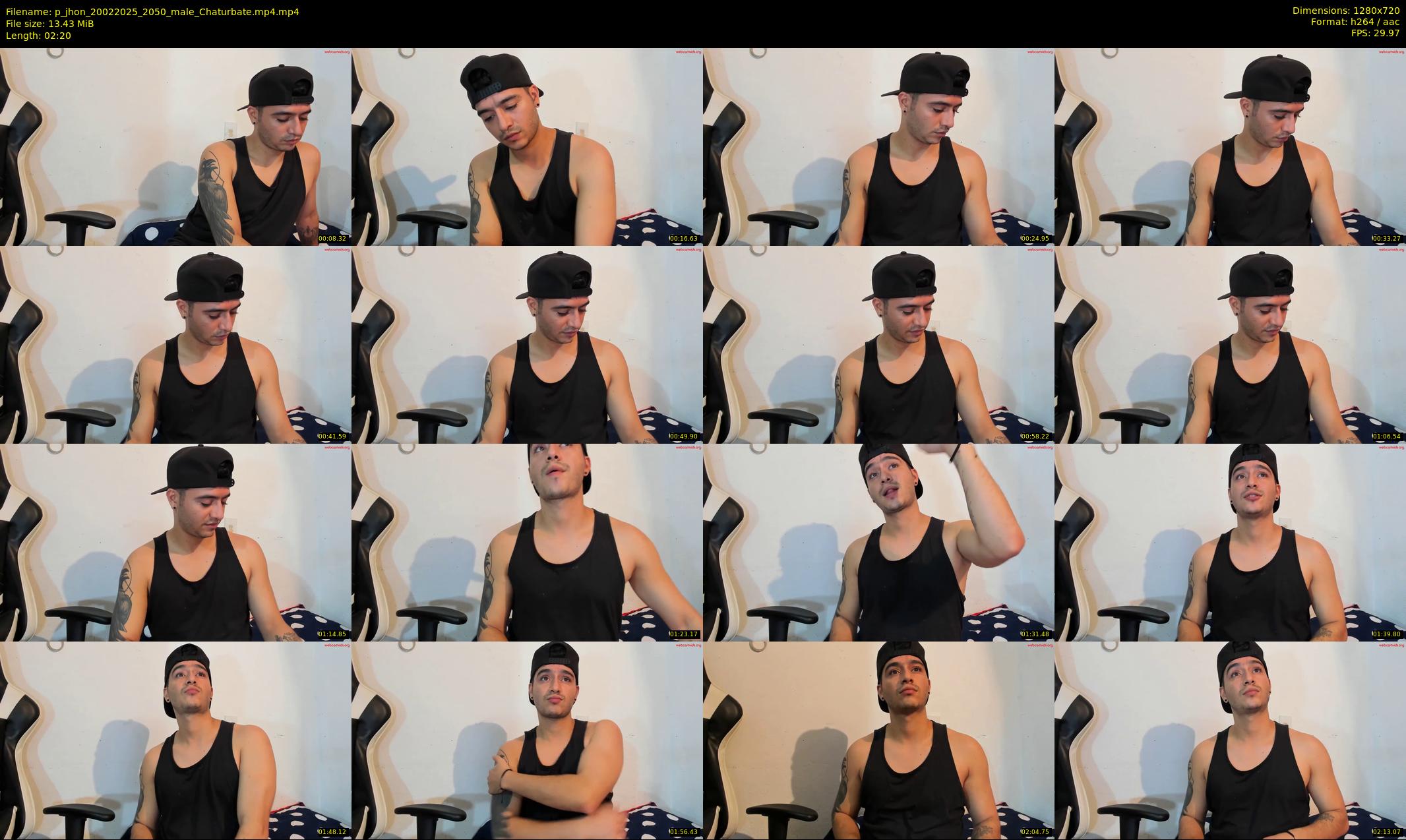 p_jhon — 3 minute Chaturbate male cam show recording, 720p, Feb 20, 2025