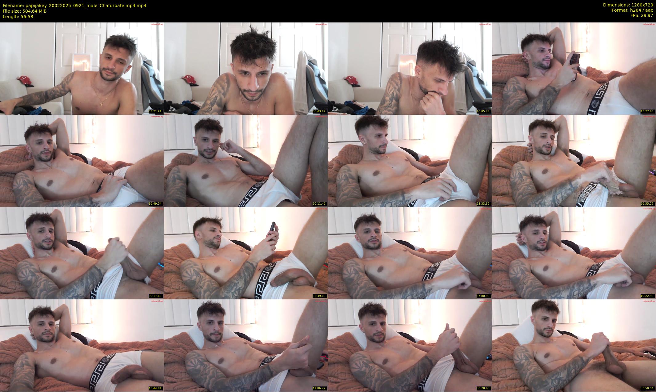 papijakey — 57 minute Chaturbate male cam show recording, 720p, Feb 20, 2025