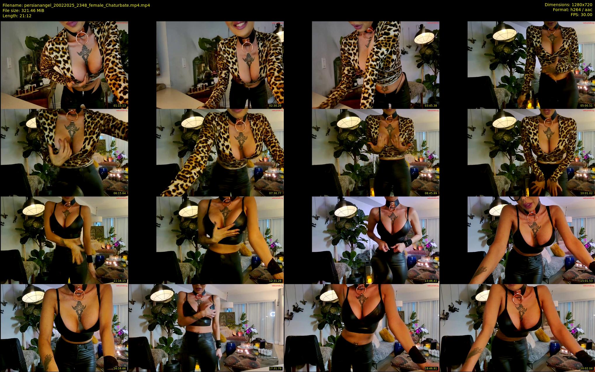 persianangel — 22 minute Chaturbate female cam show recording, 720p, Feb 20, 2025