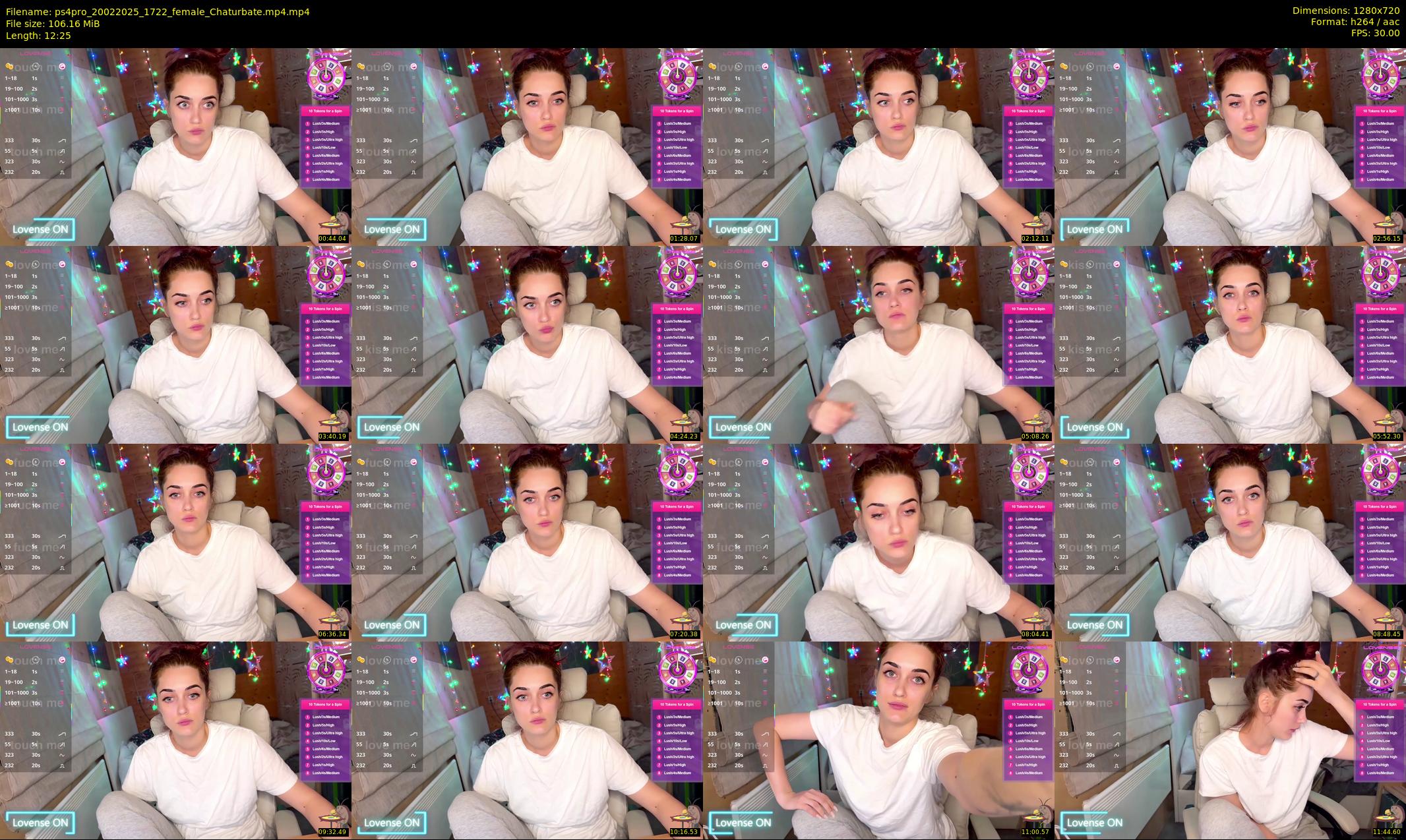 ps4pro — 13 minute Chaturbate female cam show recording, 720p, Feb 20, 2025
