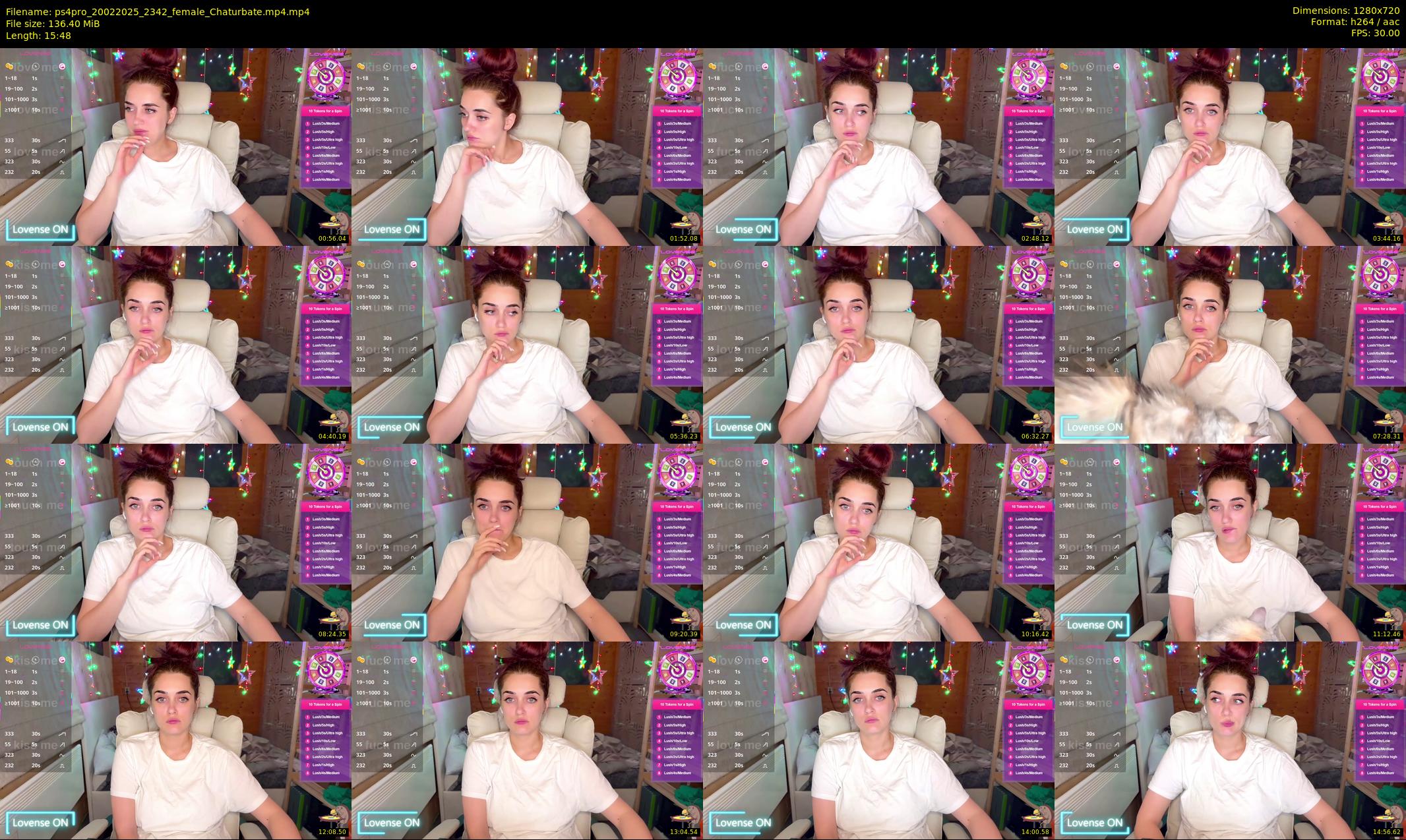 ps4pro — 16 minute Chaturbate female cam show recording, 720p, Feb 20, 2025