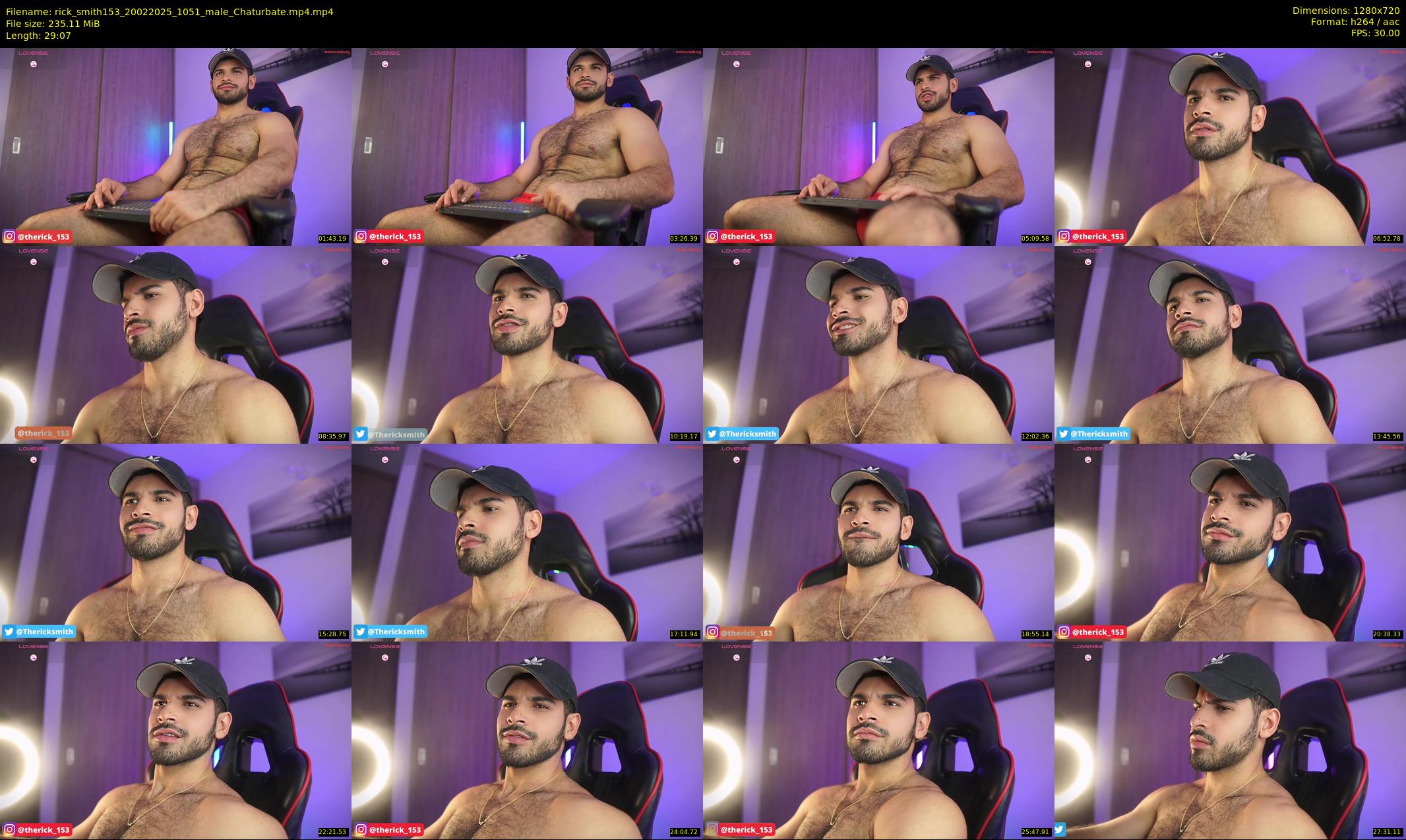 rick_smith153 — 30 minute Chaturbate male cam show recording, 720p, Feb 20, 2025