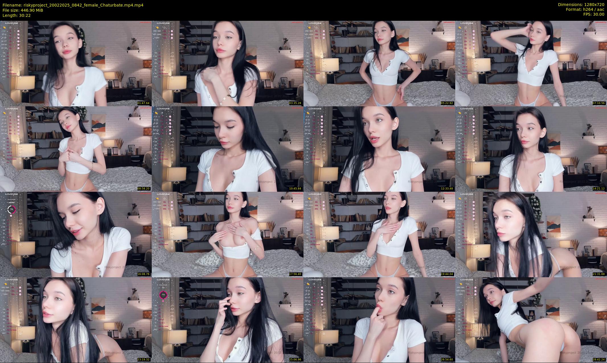 riskyproject — 31 minute Chaturbate couple cam show recording, 720p, Feb 20, 2025