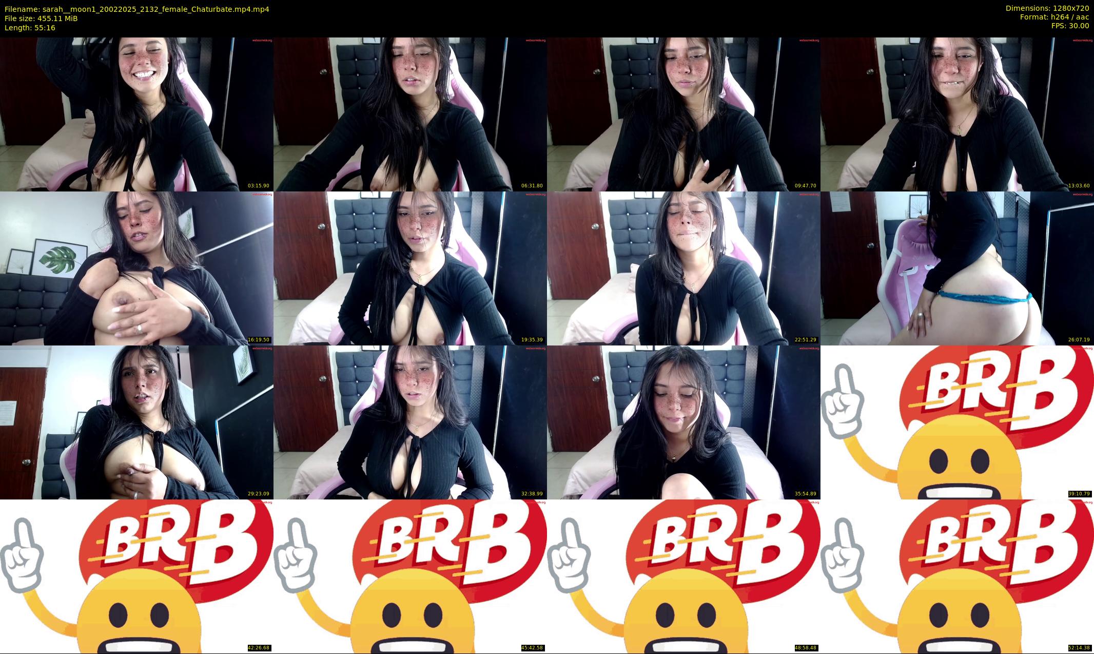 sarah__moon1 — 56 minute Chaturbate female cam show recording, 720p, Feb 20, 2025