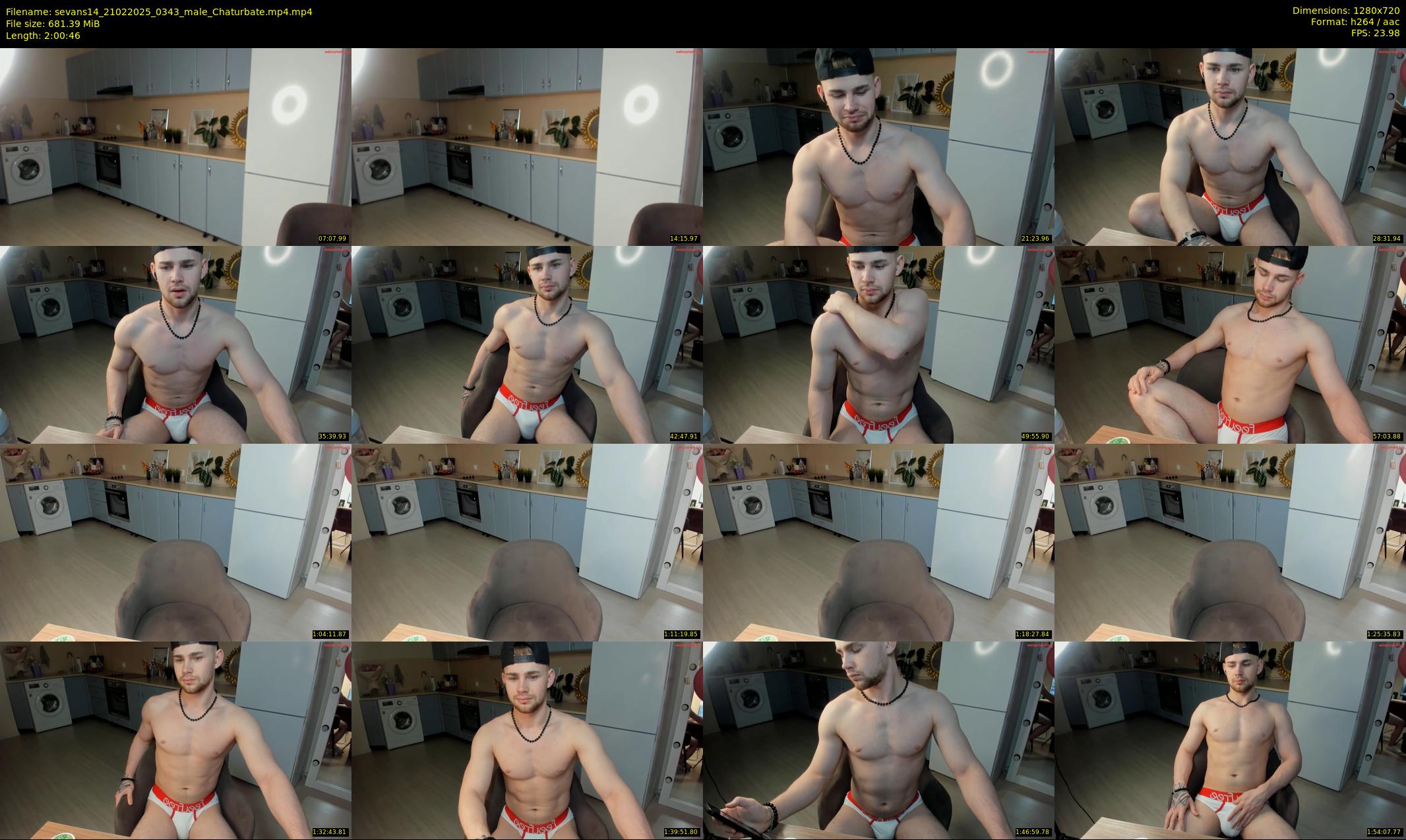 sevans14 — 121 minute Chaturbate male cam show recording, 720p, Feb 21, 2025