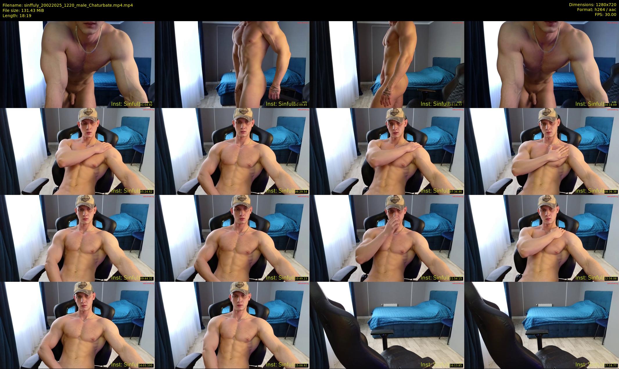 sinffuly — 19 minute Chaturbate male cam show recording, 720p, Feb 20, 2025