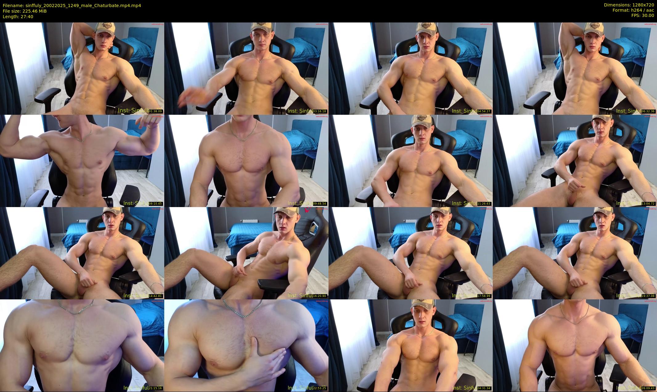 sinffuly — 28 minute Chaturbate male cam show recording, 720p, Feb 20, 2025