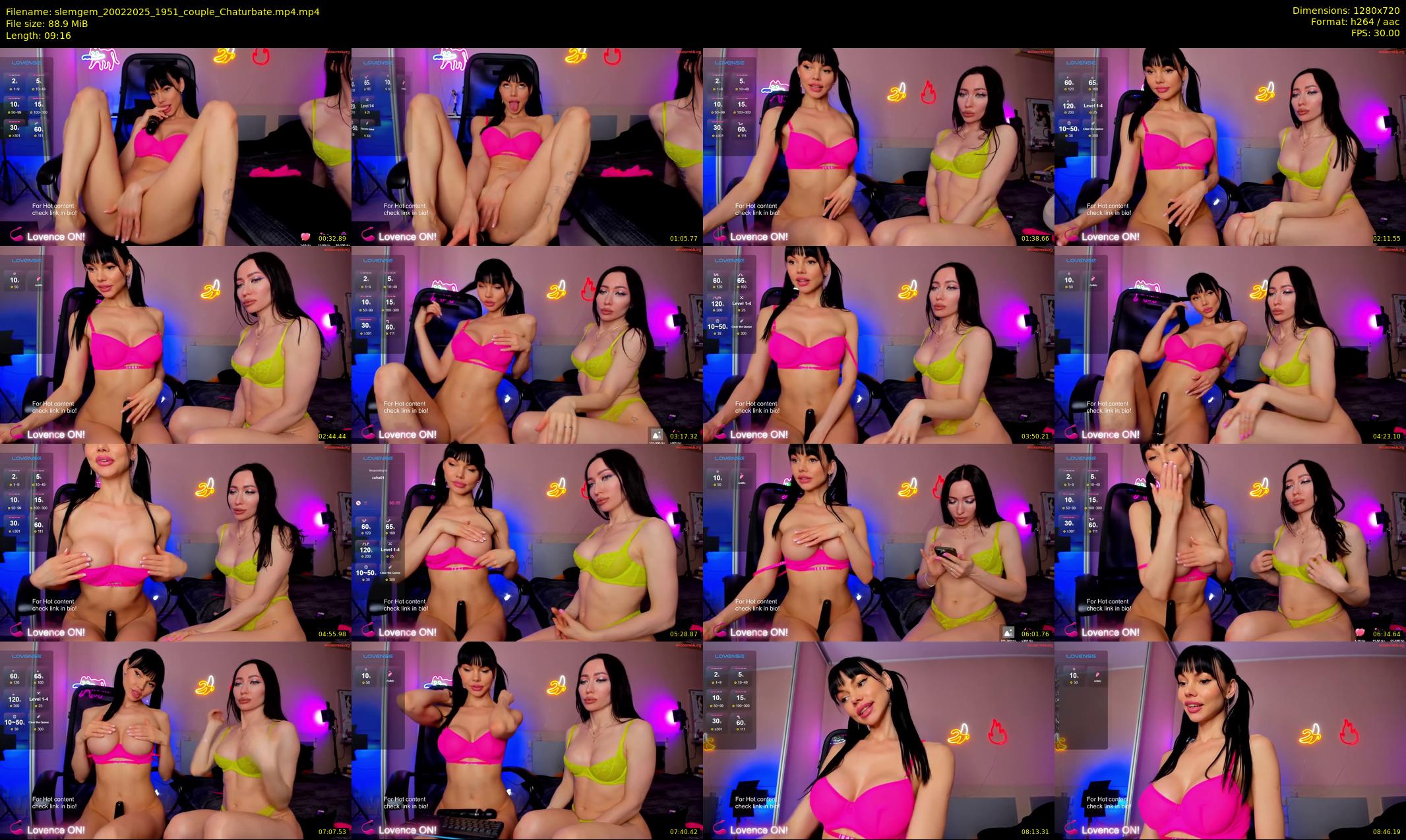slemgem — 10 minute Chaturbate couple cam show recording, 720p, Feb 20, 2025