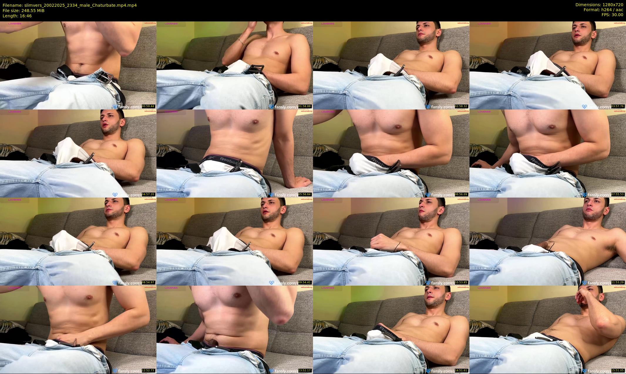 slimvers — 17 minute Chaturbate male cam show recording, 720p, Feb 20, 2025