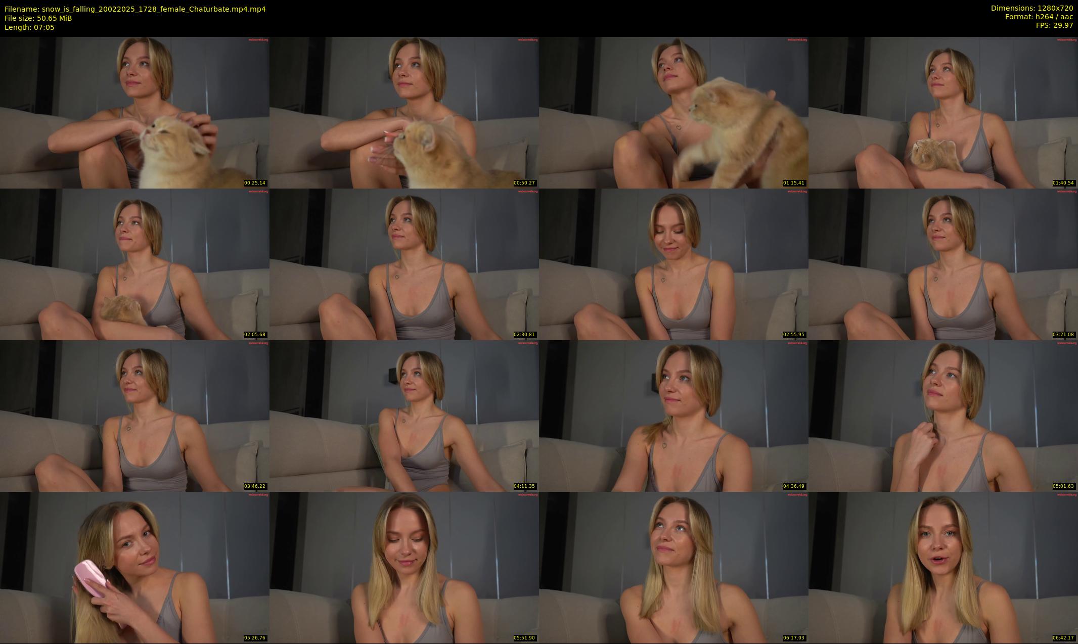 snow_is_falling — 8 minute Chaturbate female cam show recording, 720p, Feb 20, 2025