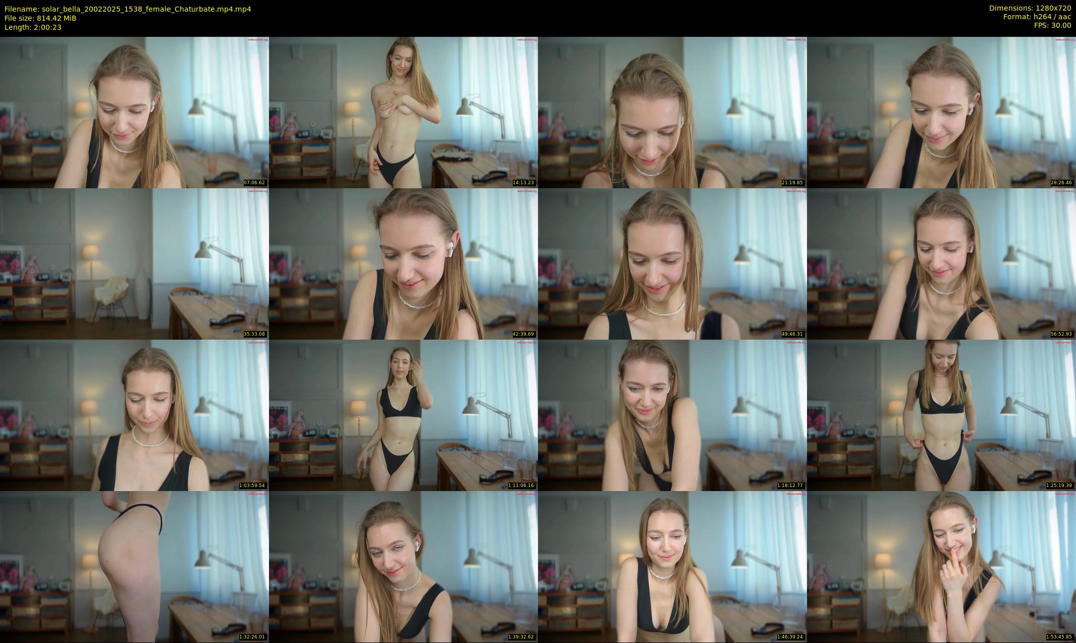 solar_bella — 121 minute Chaturbate female cam show recording, 720p, Feb 20, 2025