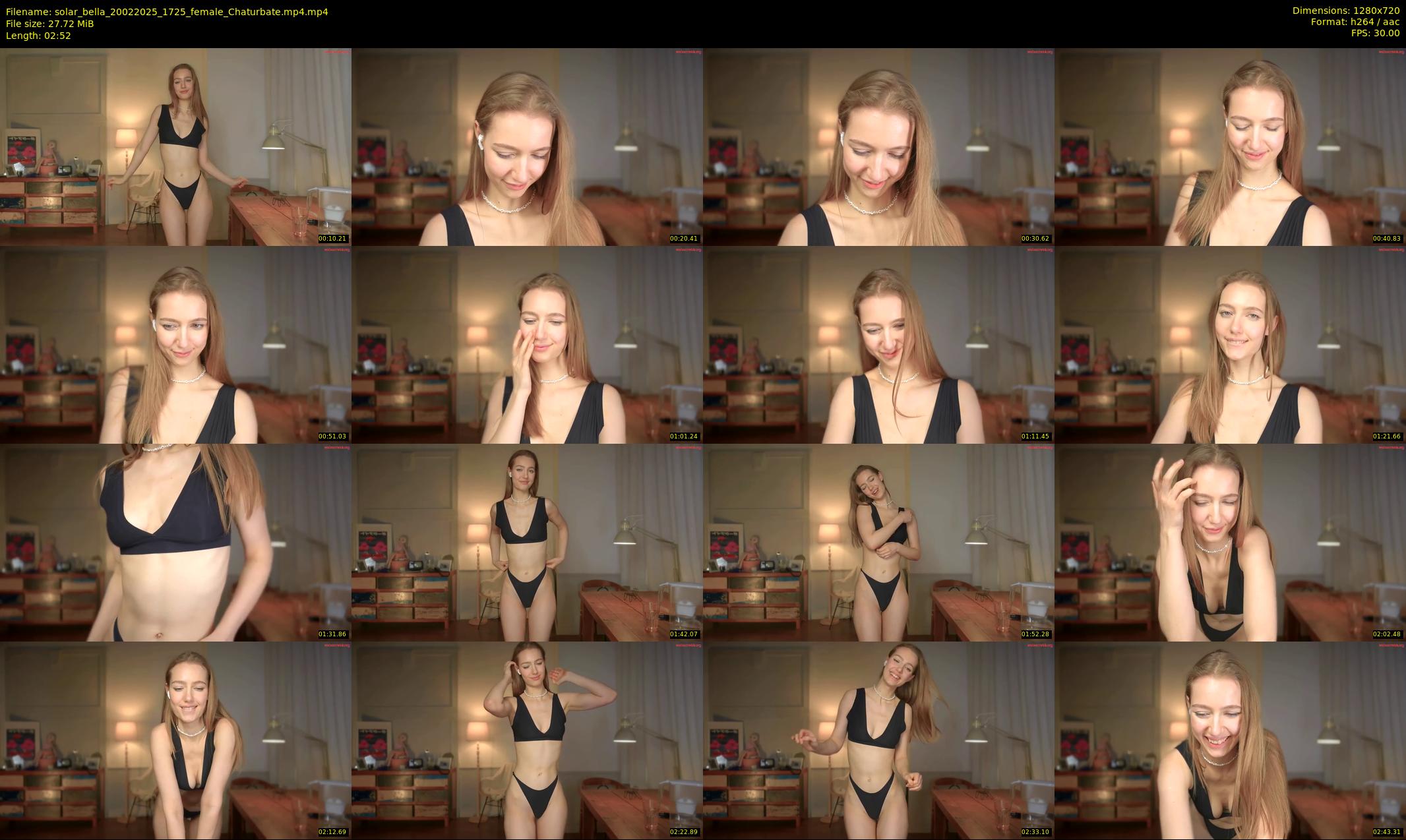 solar_bella — 3 minute Chaturbate female cam show recording, 720p, Feb 20, 2025