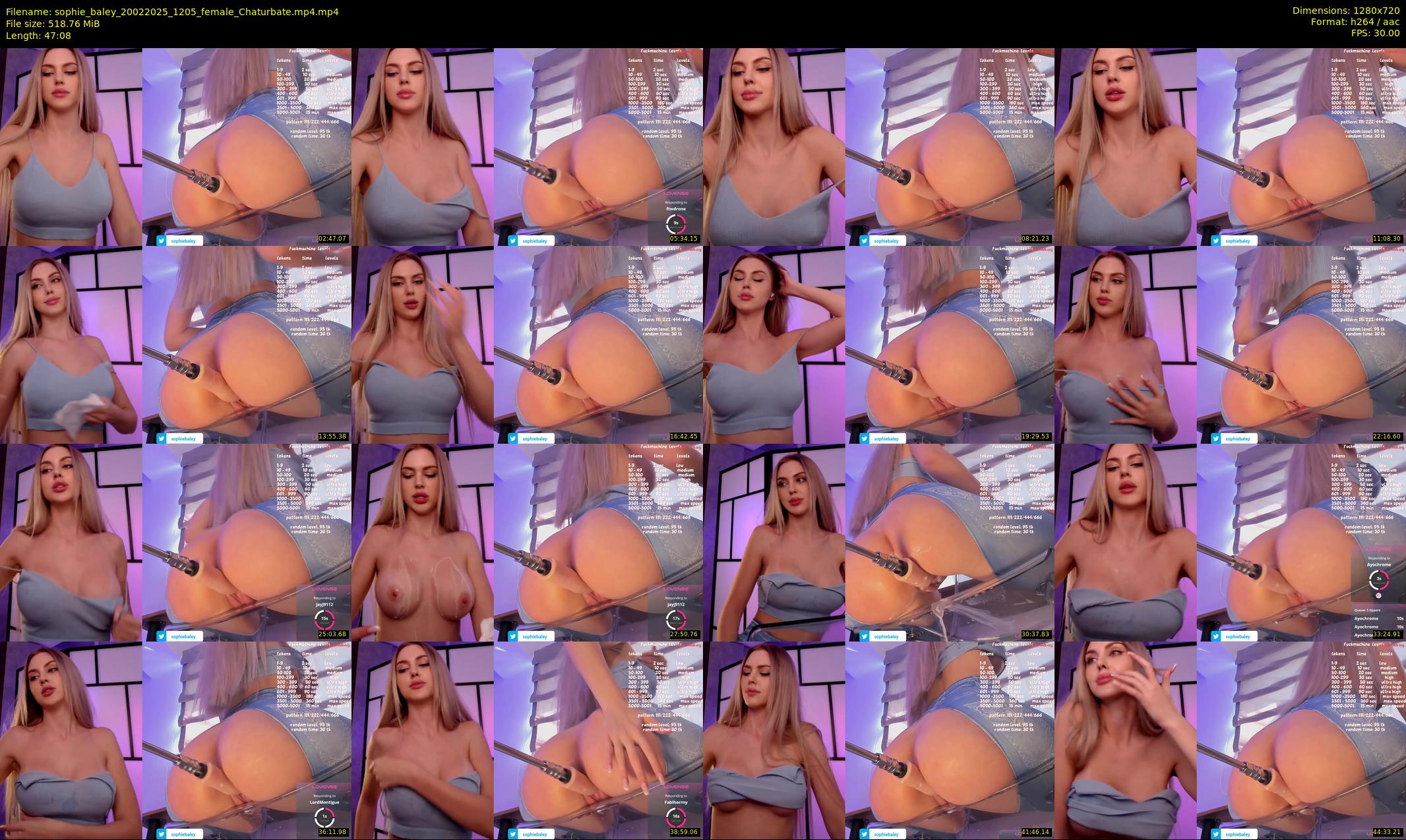 sophie_baley — 48 minute Chaturbate female cam show recording, 720p, Feb 20, 2025