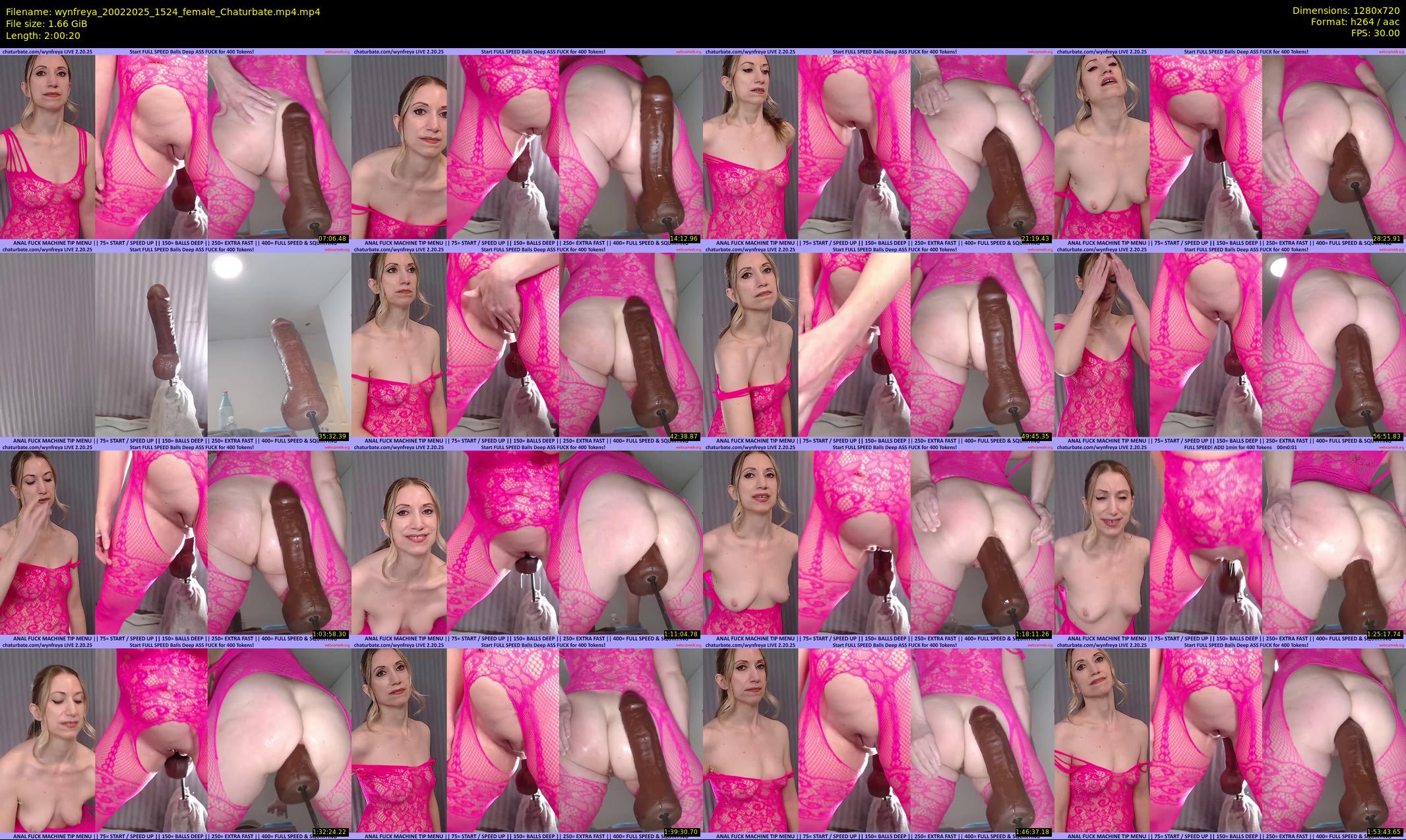 wynfreya — 121 minute Chaturbate female cam show recording, 720p, Feb 20, 2025