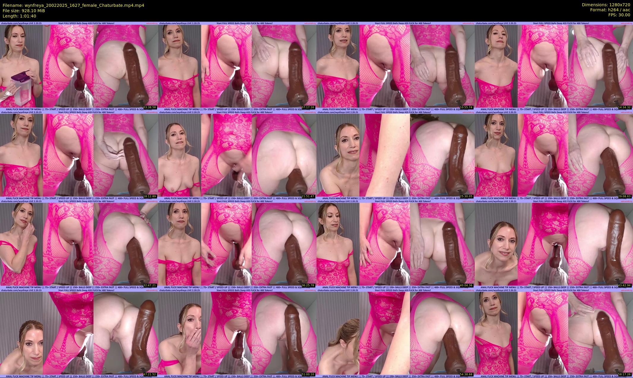 wynfreya — 62 minute Chaturbate female cam show recording, 720p, Feb 20, 2025