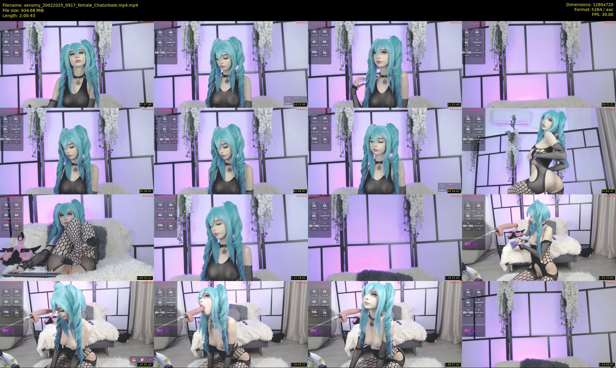 xenomy — 121 minute Chaturbate female cam show recording, 720p, Feb 20, 2025