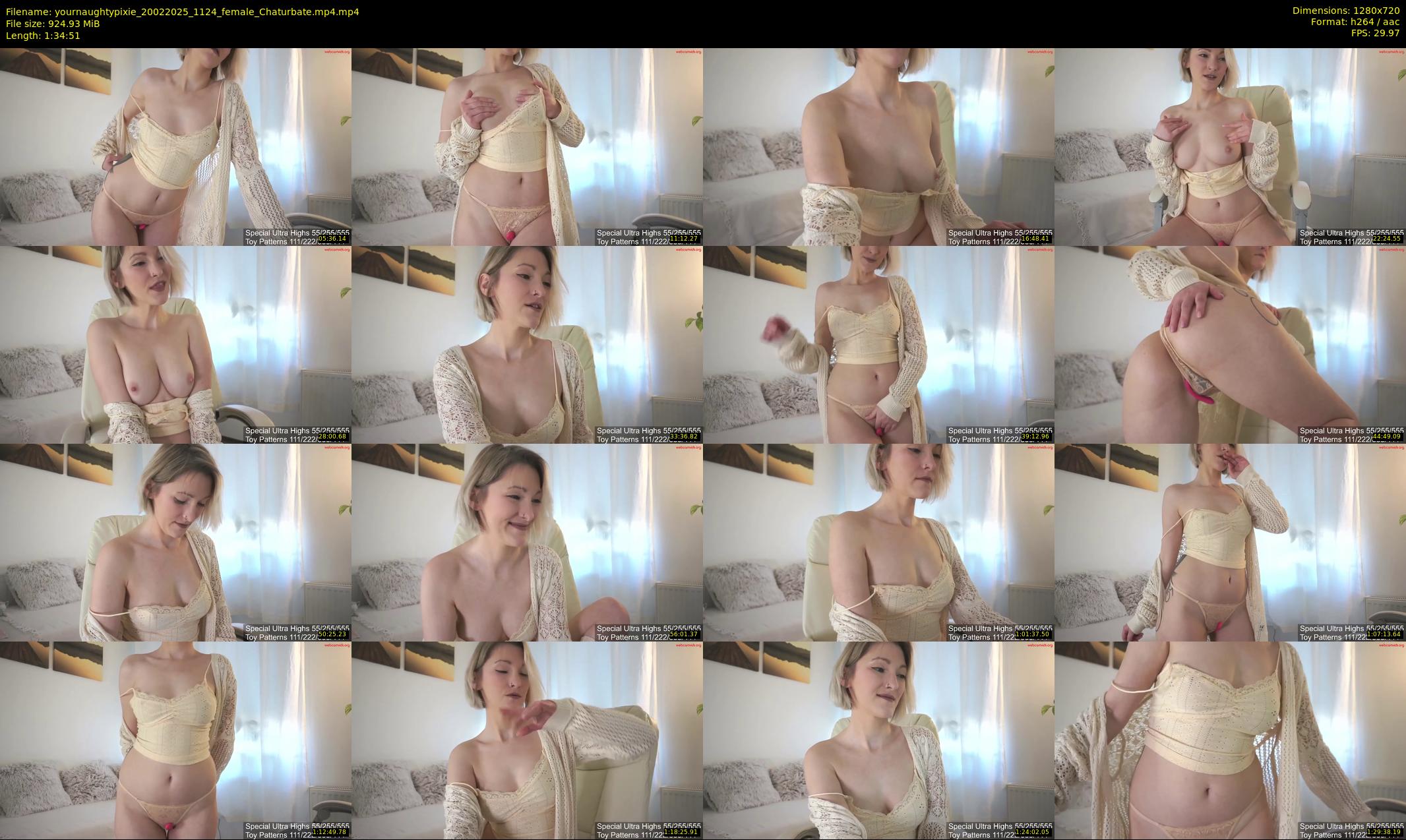 yournaughtypixie — 95 minute Chaturbate couple cam show recording, 720p, Feb 20, 2025
