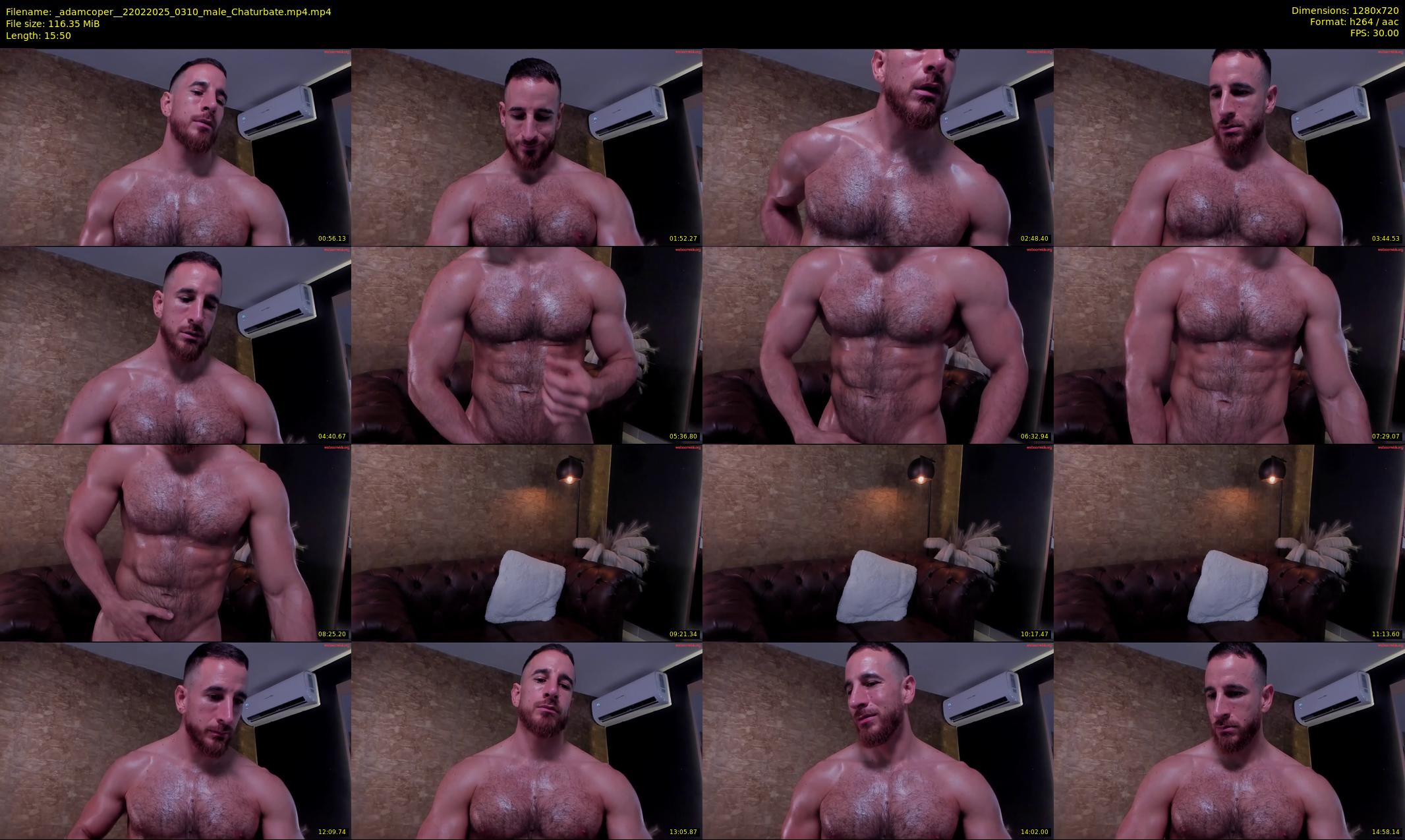_adamcoper_ — 16 minute Chaturbate male cam show recording, 720p, Feb 22, 2025