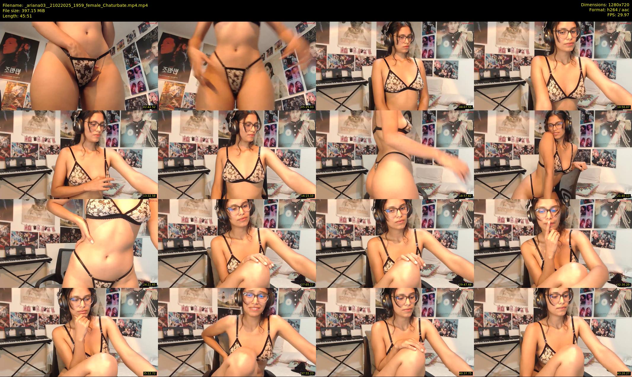 _ariana03_ — 46 minute Chaturbate female cam show recording, 720p, Feb 21, 2025