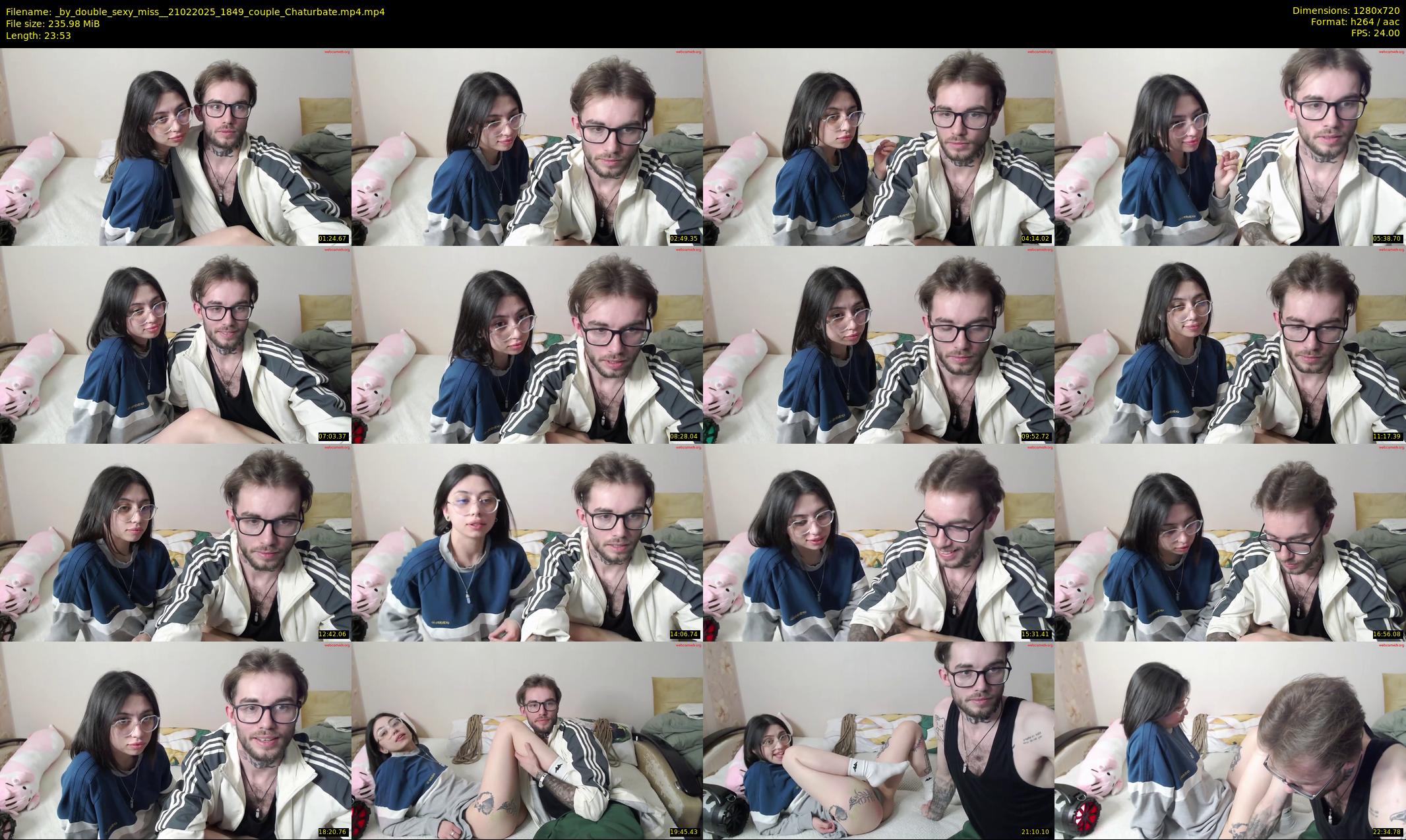 _by_double_sexy_miss_ — 24 minute Chaturbate couple cam show recording, 720p, Feb 21, 2025