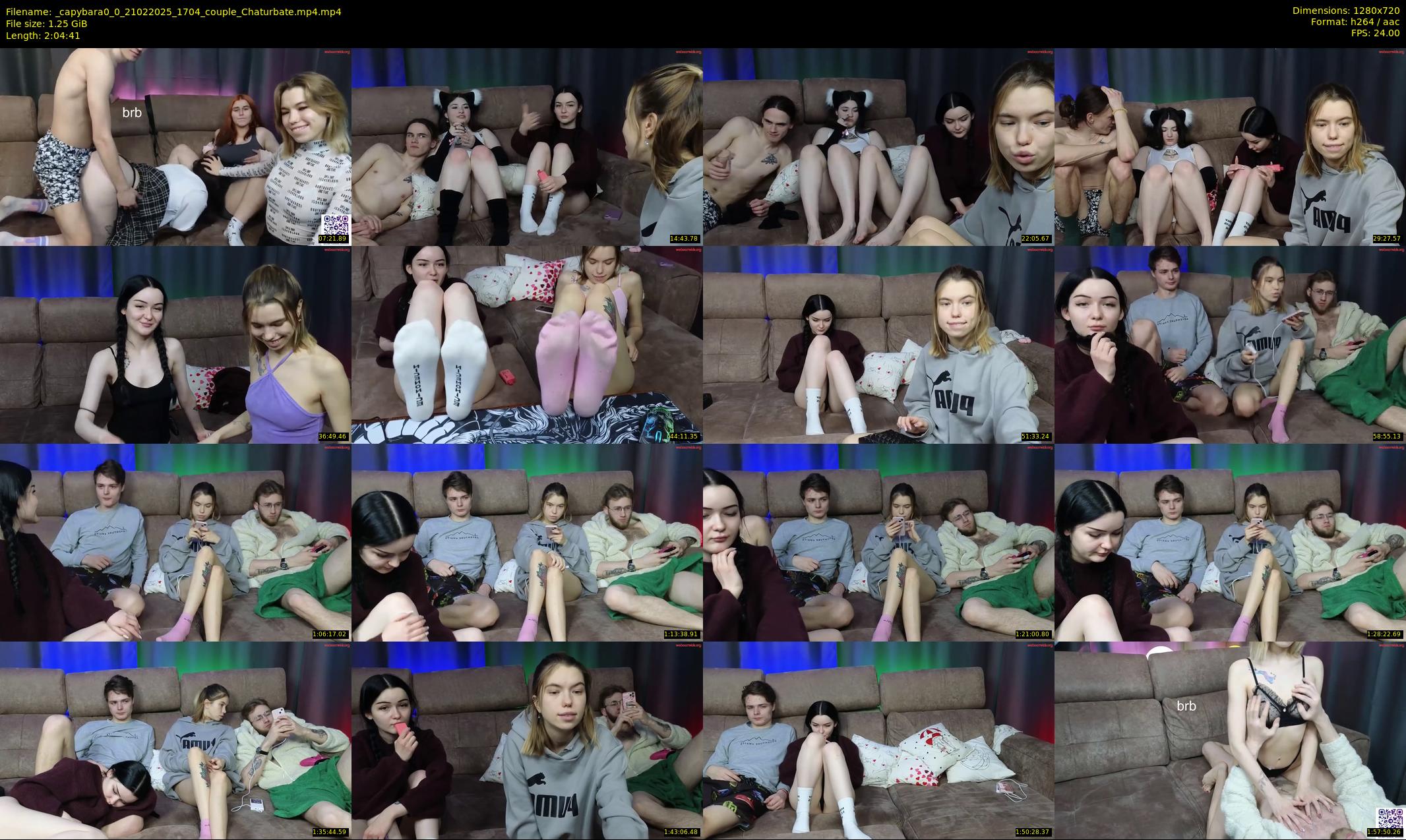 _capybara0_0 — 125 minute Chaturbate couple cam show recording, 720p, Feb 21, 2025
