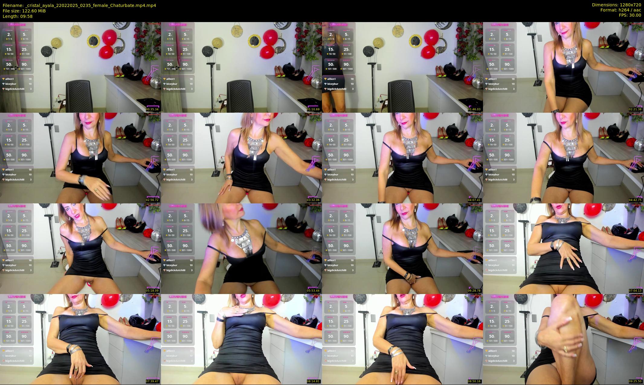 _cristal_ayala — 10 minute Chaturbate female cam show recording, 720p, Feb 22, 2025